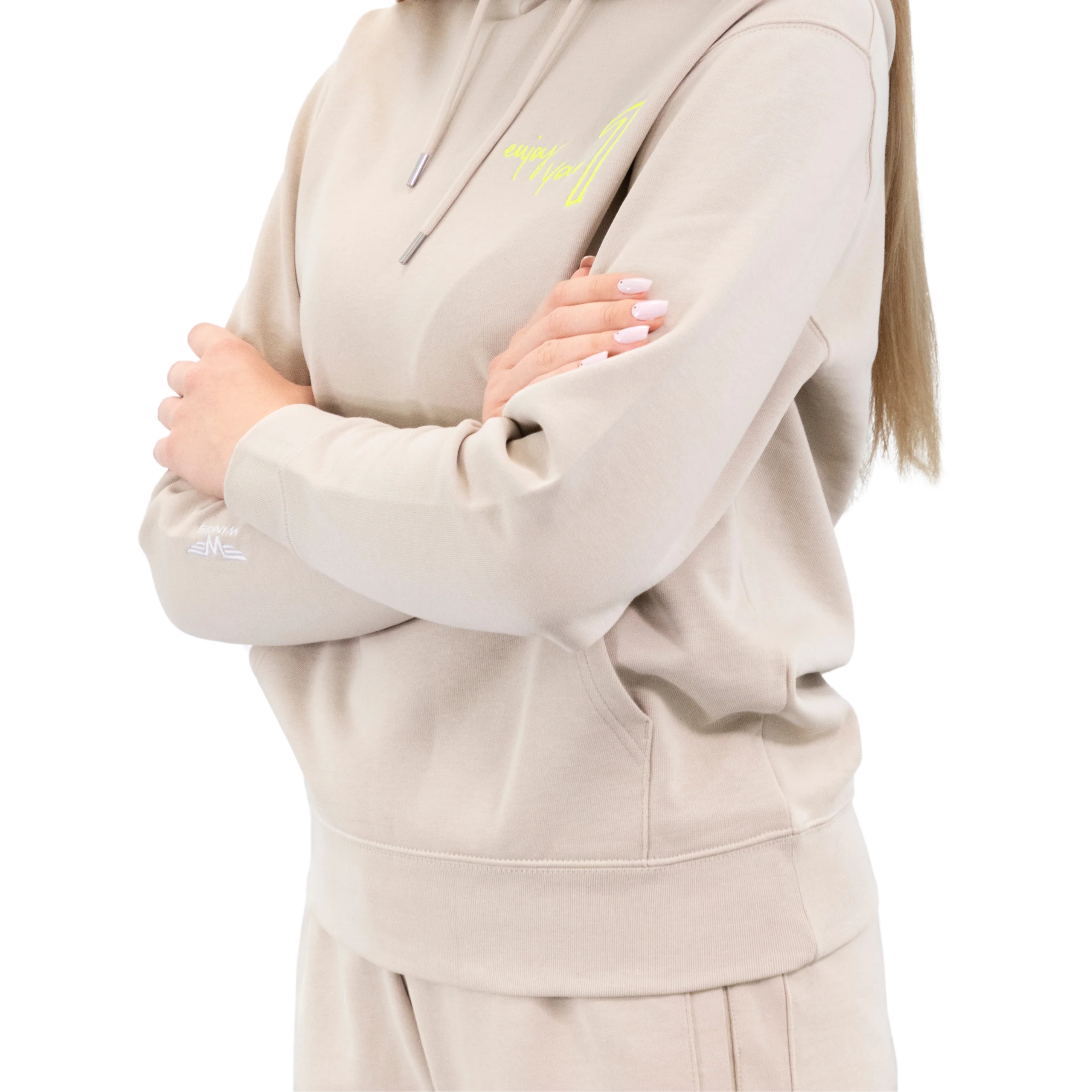 Beżowy komplet Dresowy OVERSIZE z haftem Wings x Paprocki & Brzozowski UNISEX - Image 20