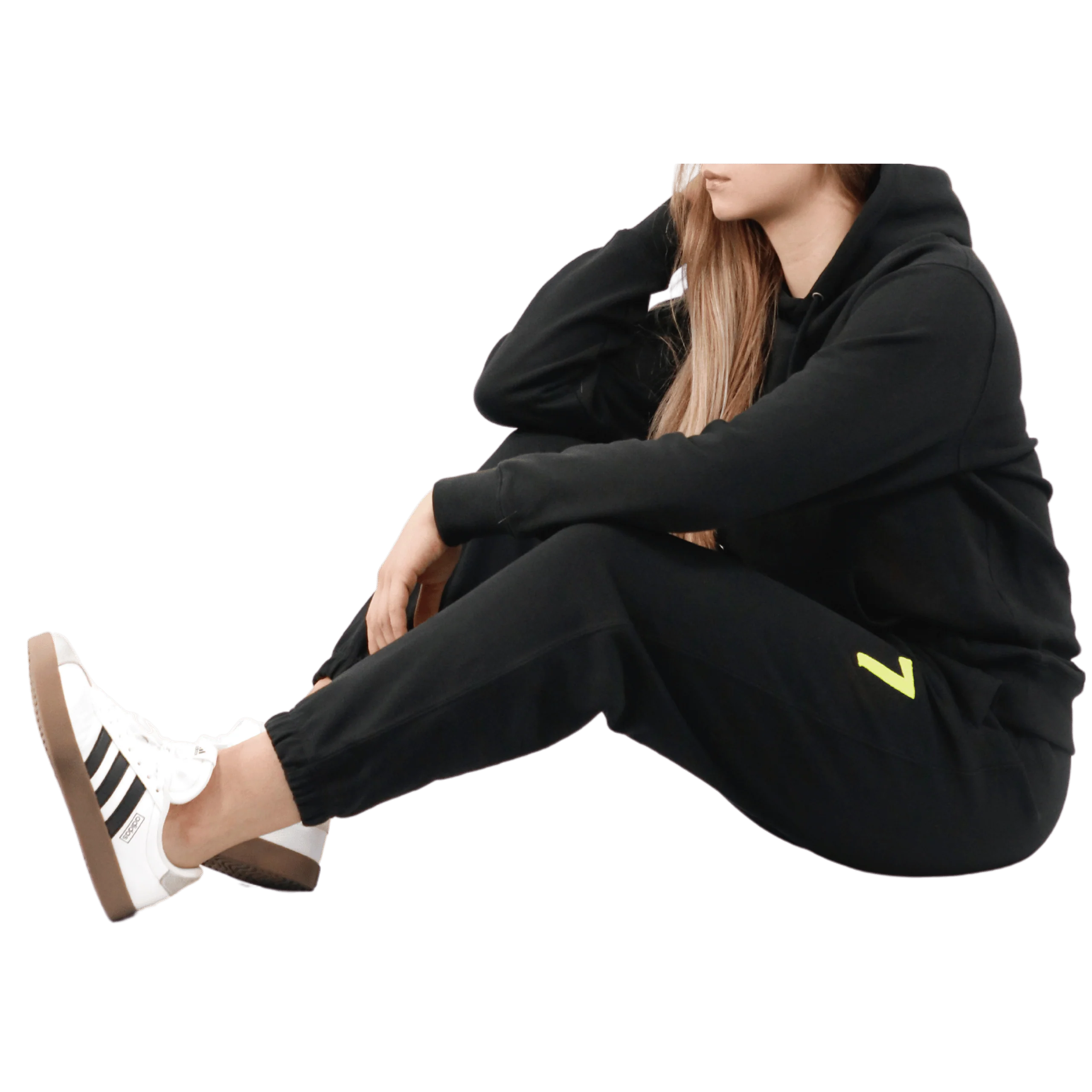 Czarne Dresy OVERSIZE z haftem “7” Wings x Paprocki & Brzozowski UNISEX - Image 6