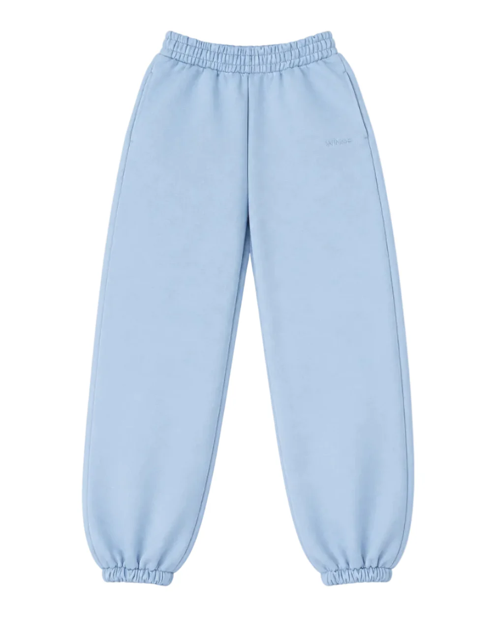 Damskie spodnie dresowe oversize UNLEASH WINGS PASTEL BLUE - Image 4