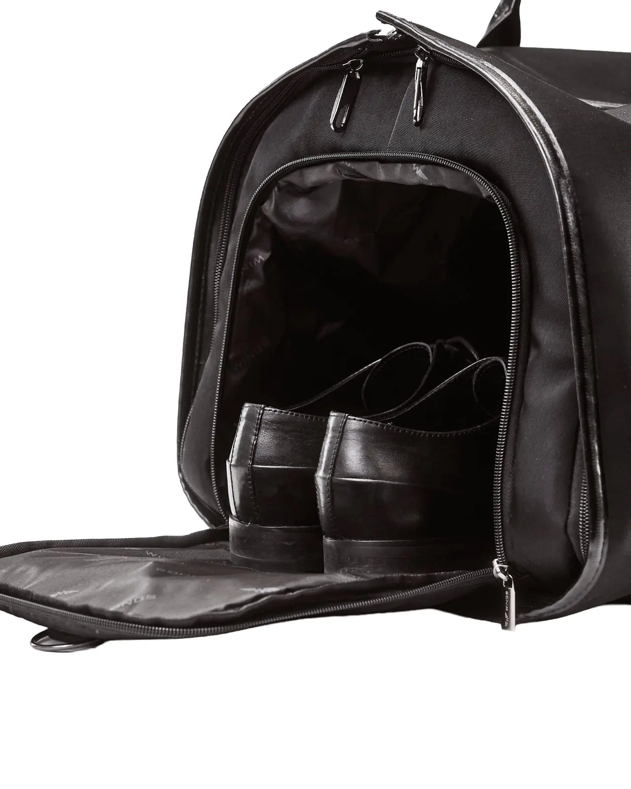 Elegancka torba na garnitur 2w1 WINGS BLACK - Image 10