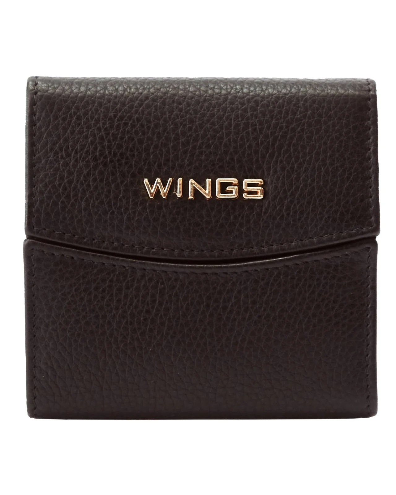 Kompaktowy portfel damski skórzany z ochroną RFID WINGS BLACK - Image 2