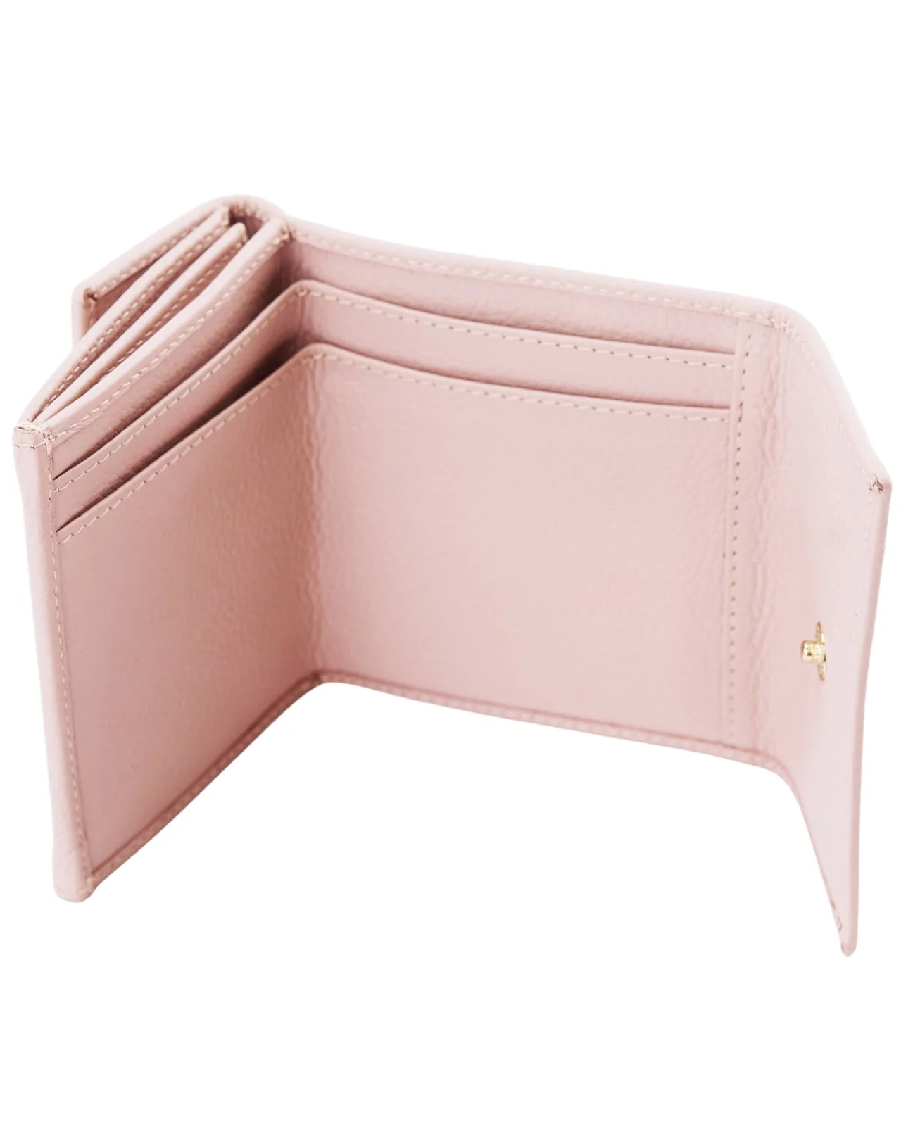 Kompaktowy portfel damski skórzany z ochroną RFID WINGS PINK - Image 5