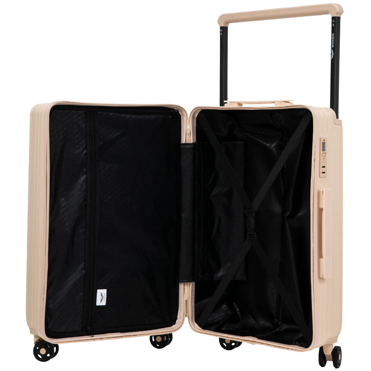 Komplet 3 WALIZEK Wings ABS+ Customized DIRTY WHITE ZEUS - Image 18