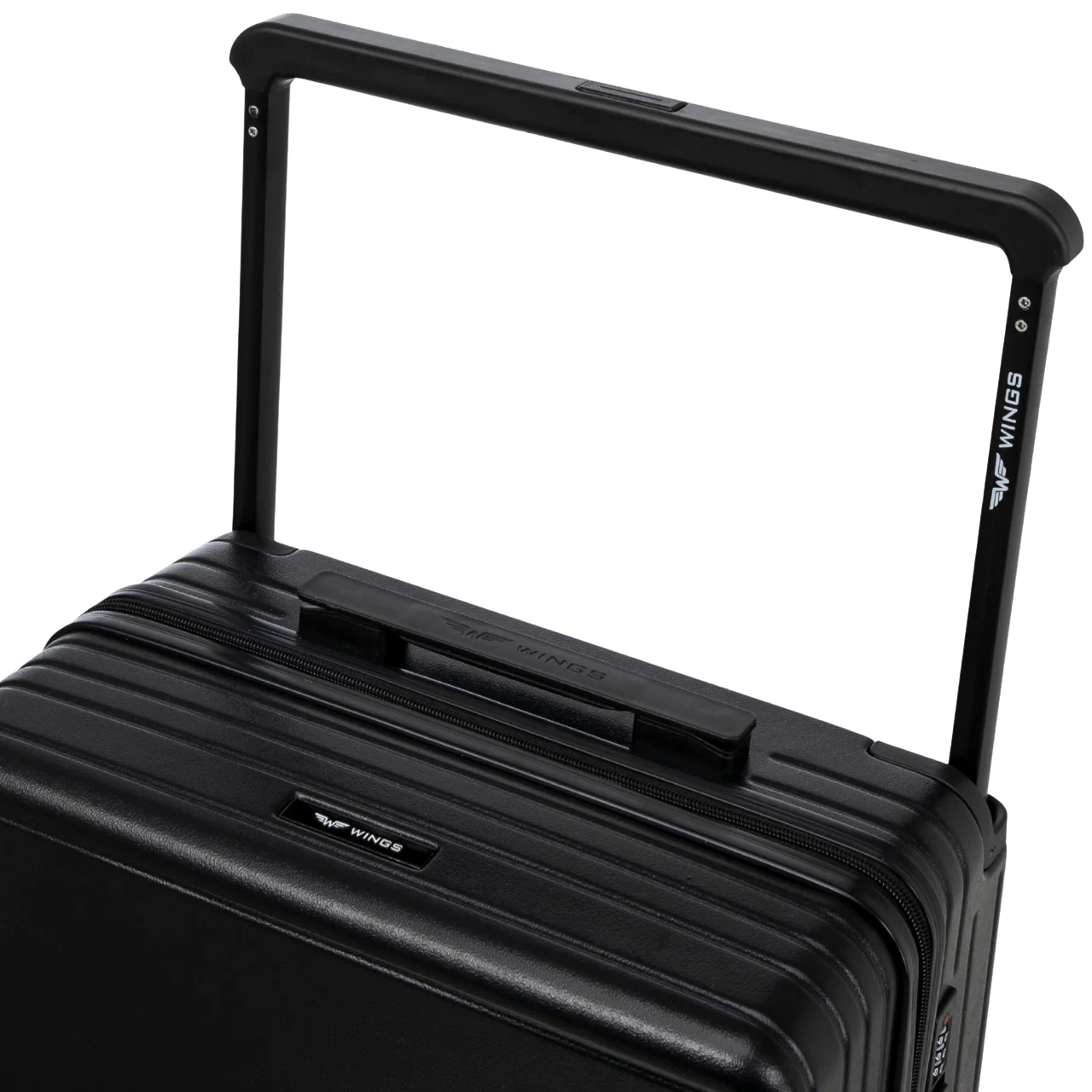 Komplet 3 WALIZEK Wings ABS+ Customized Tuse Pih  BLACK - Image 6