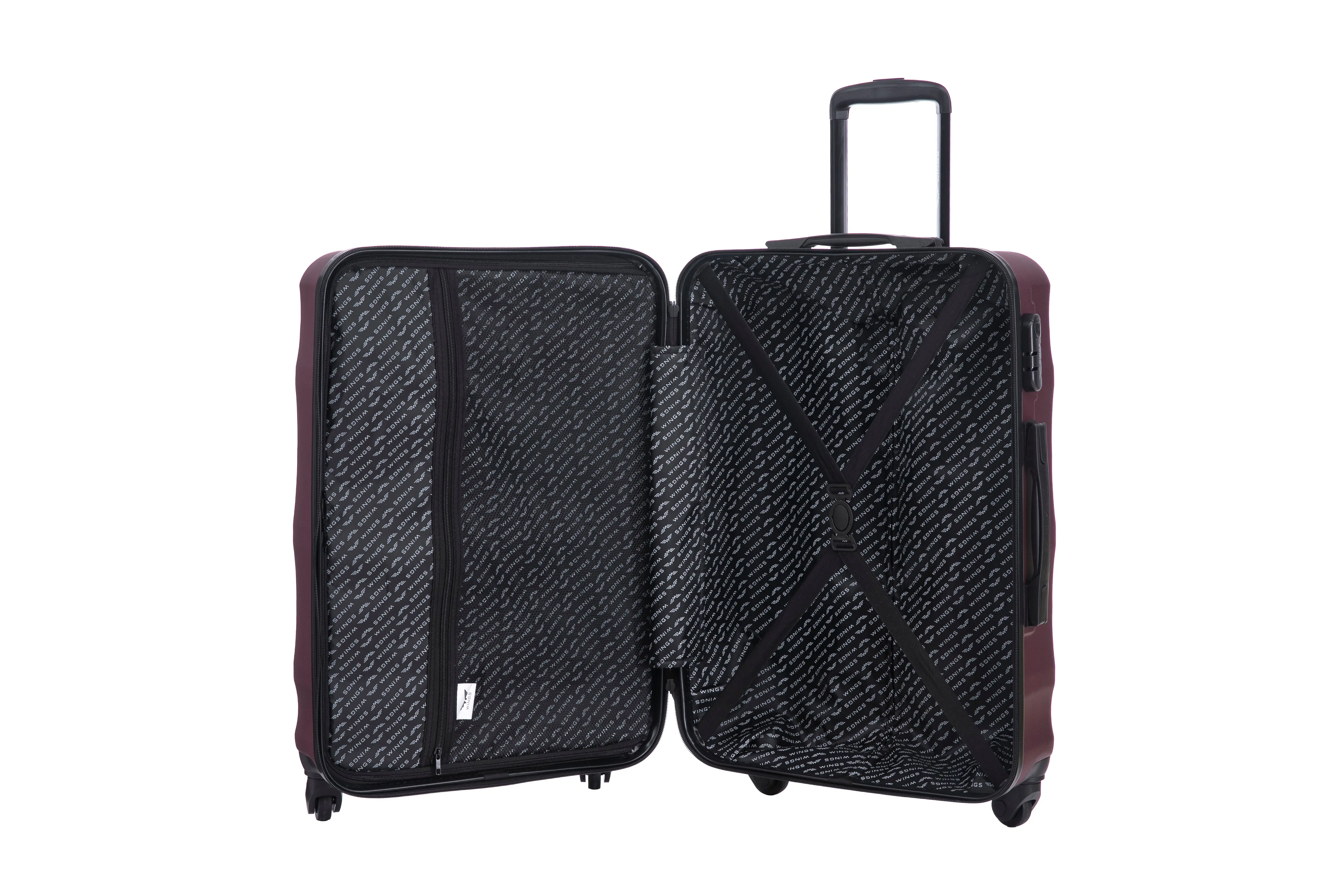 Komplet 3 WALIZEK Wings ABS+ VULTURE Burgundy - Image 6
