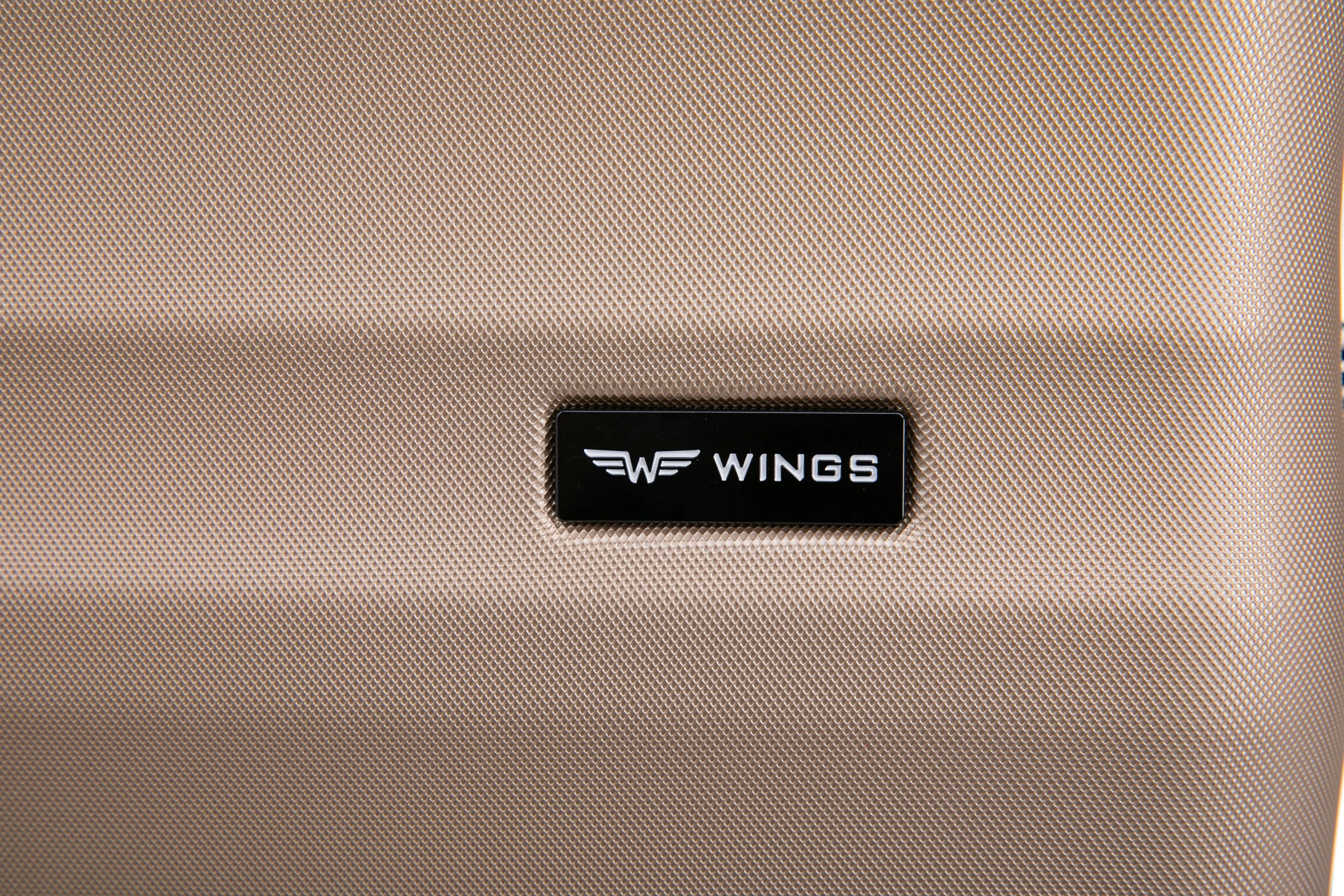 Komplet 3 WALIZEK Wings ABS+ VULTURE Champagne - Image 8