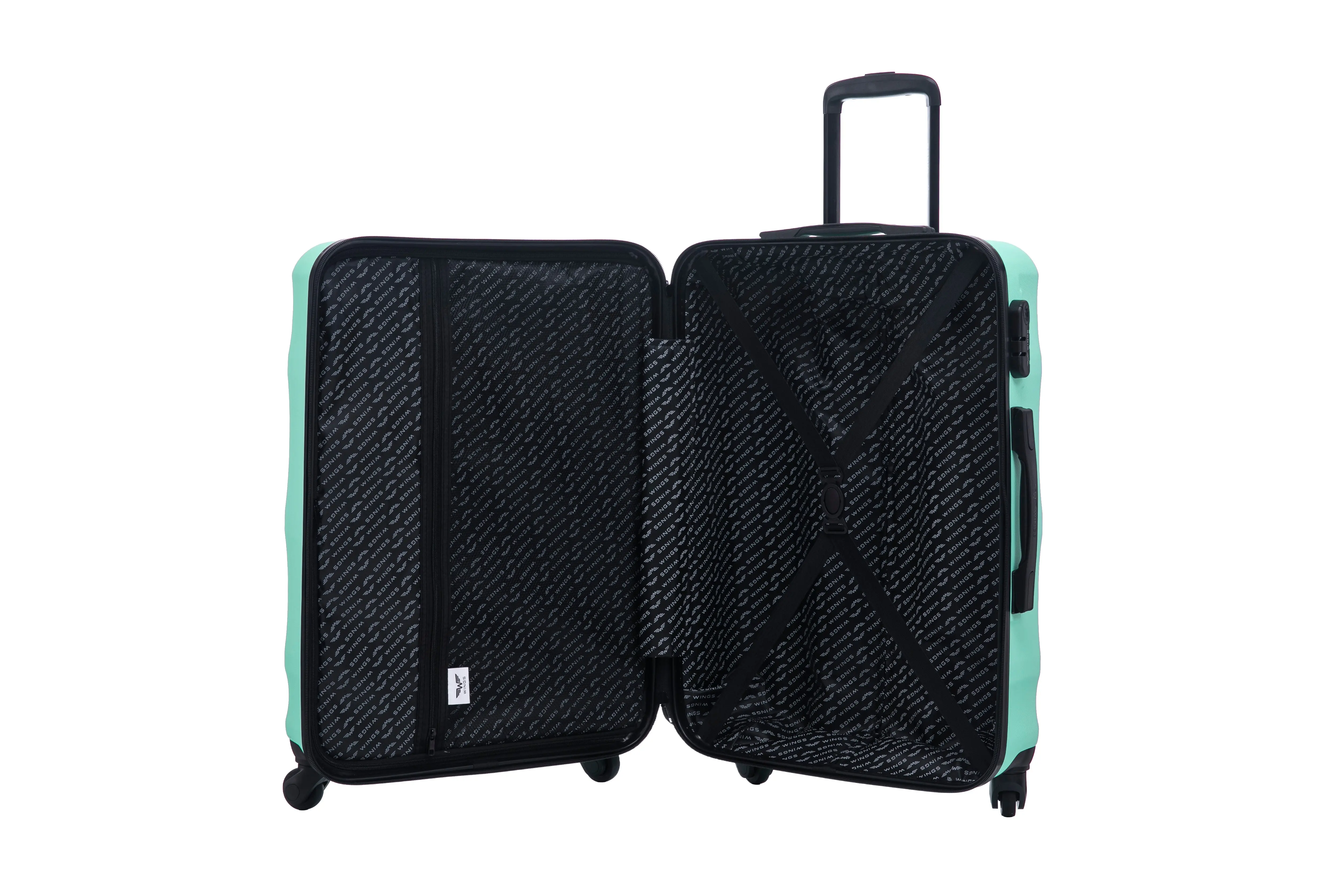 Komplet 3 WALIZEK Wings ABS+ VULTURE Light Green - Image 5