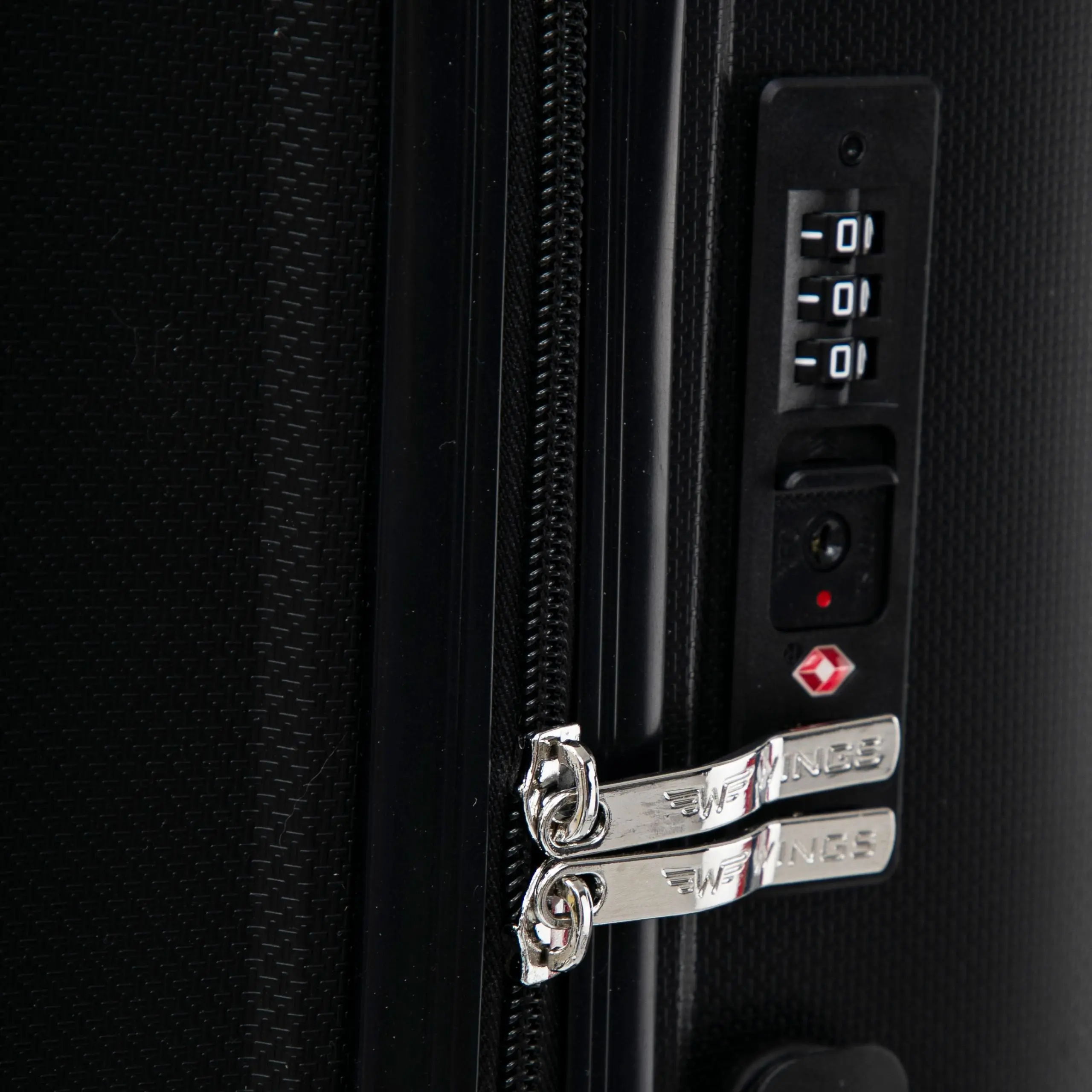 Komplet 3 walizek Wings COCKATIEL polipropylen BLACK - Image 9