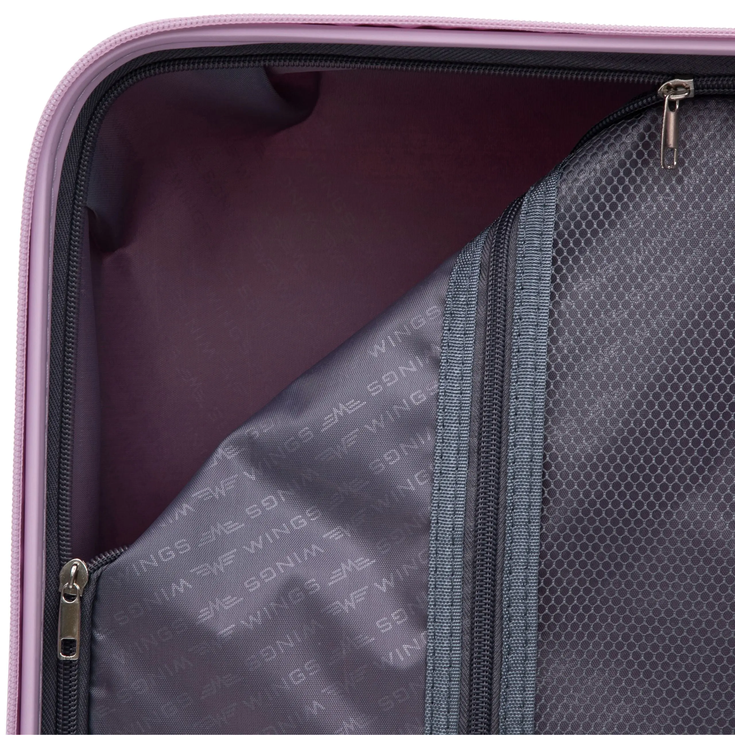 Komplet 3 walizek Wings COCKATIEL polipropylen WHITE PINK - Image 13
