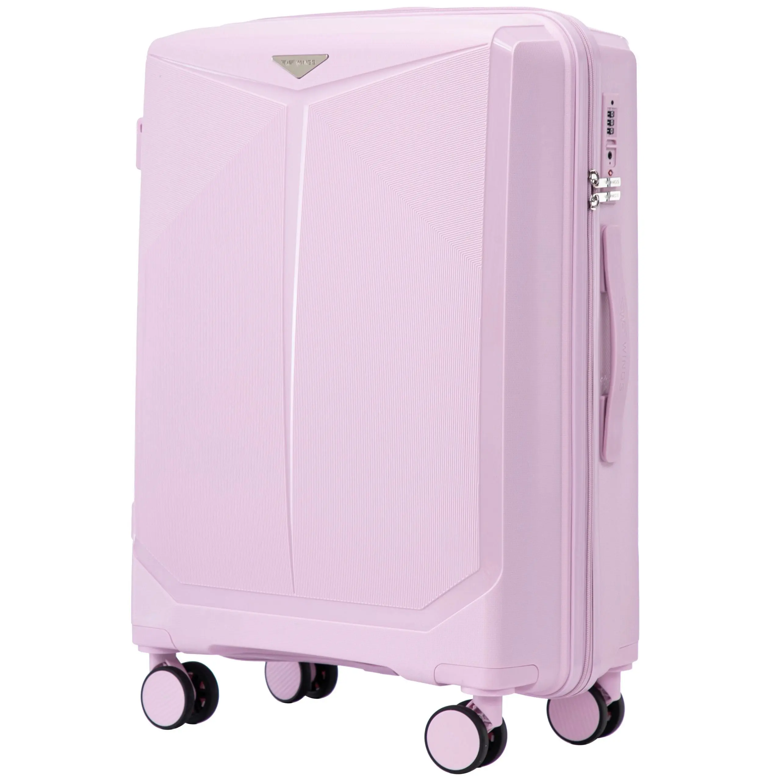 Komplet 3 walizek Wings COCKATIEL polipropylen WHITE PINK - Image 3