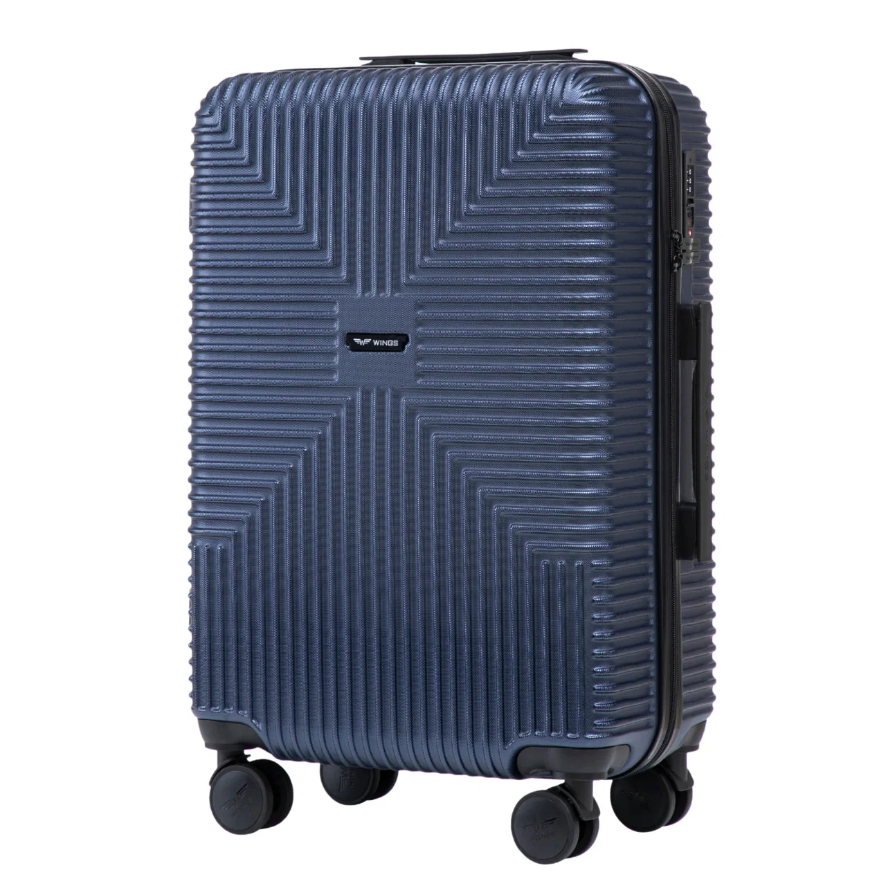 Komplet 3 walizek WINGS PC ECO BLUE - Image 3