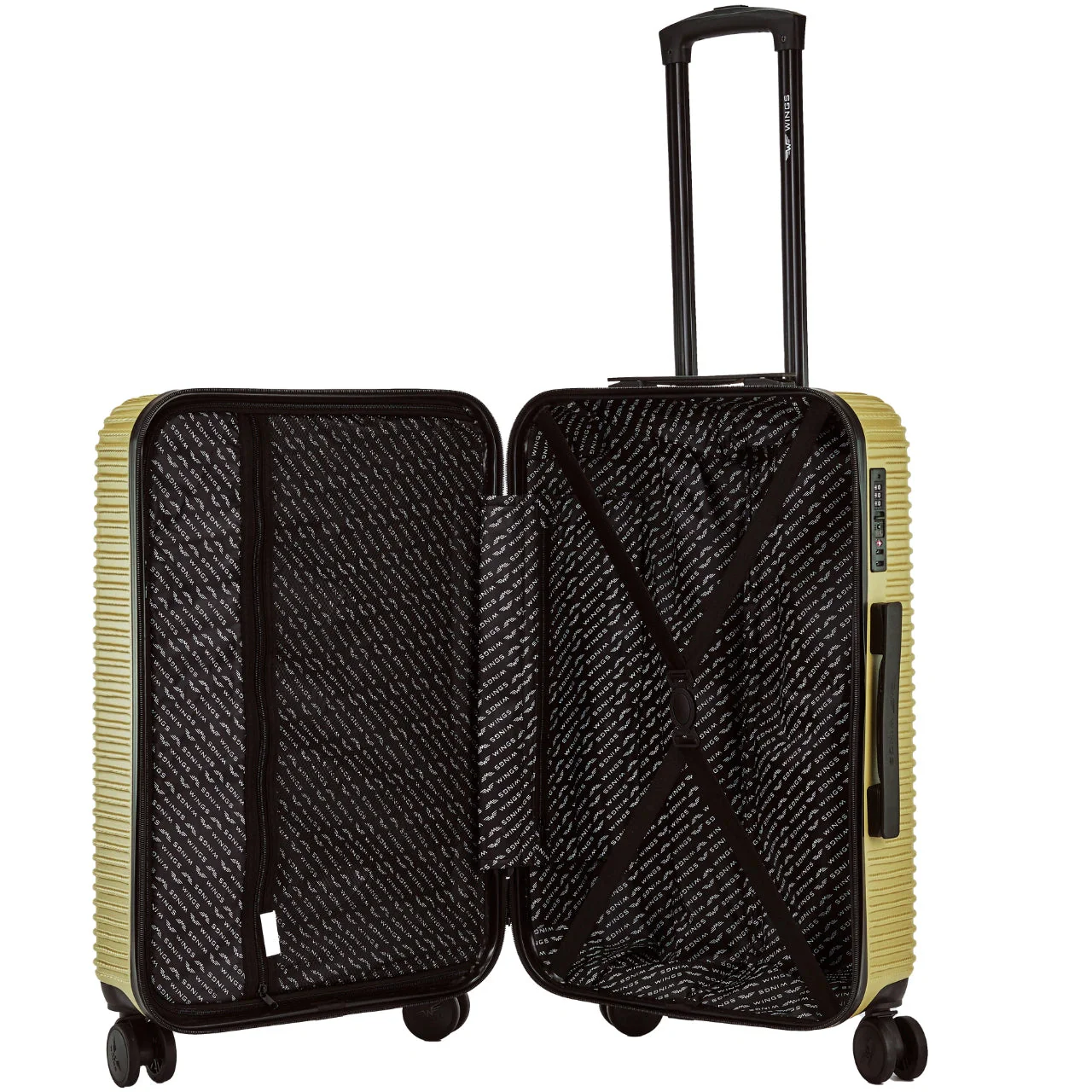 Komplet 3 walizek WINGS PC ECO JACKDAW TEA GREEN - Image 8