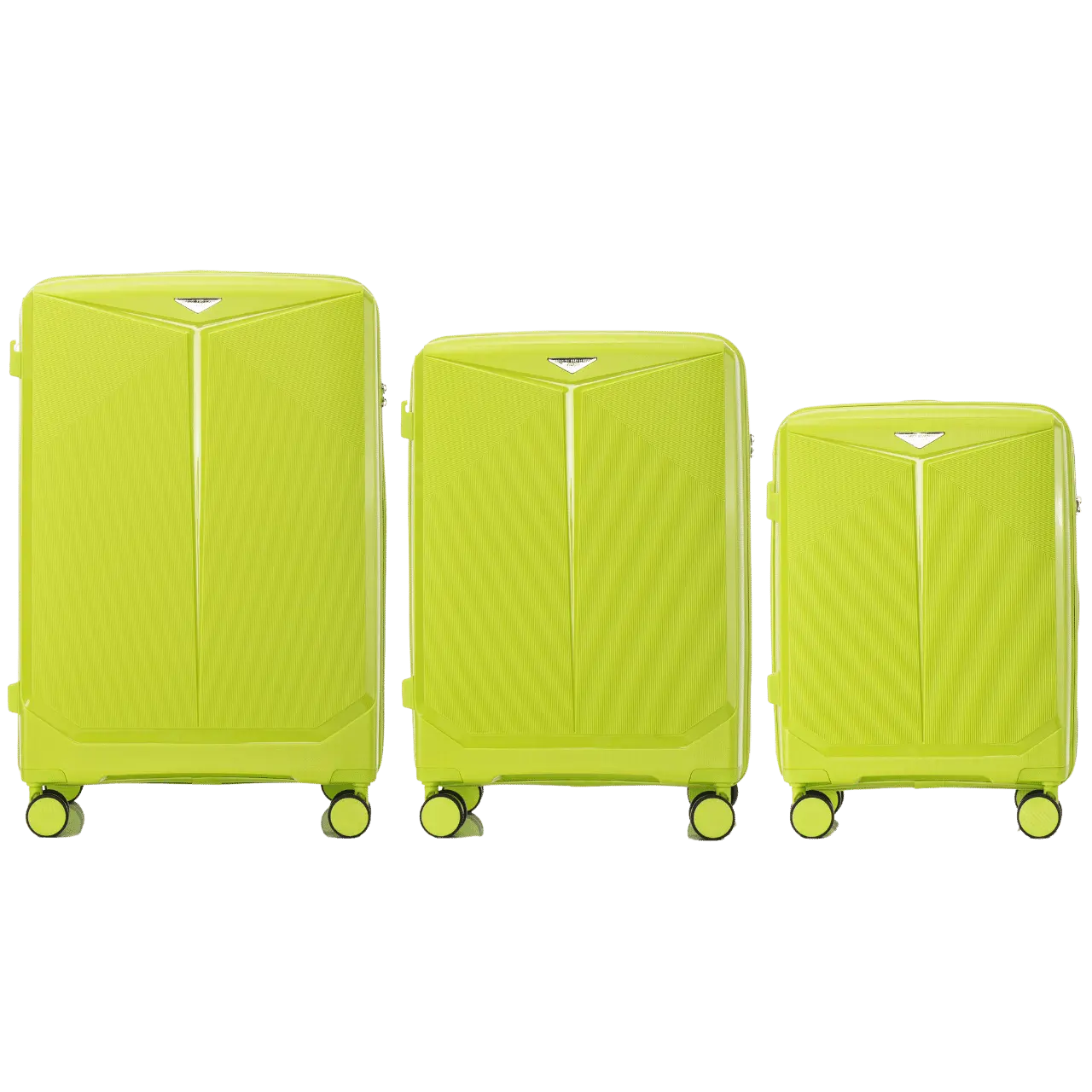Komplet 3 walizek Wings x Paprocki Brzozowski COCKATIEL – GREEN