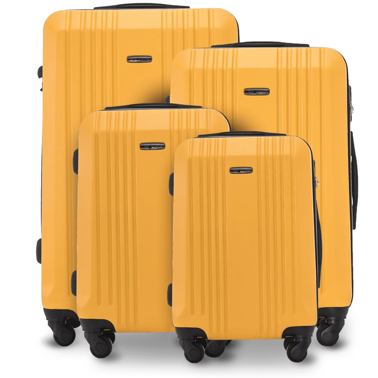 Komplet 4 walizek Wings KESTREL Yellow