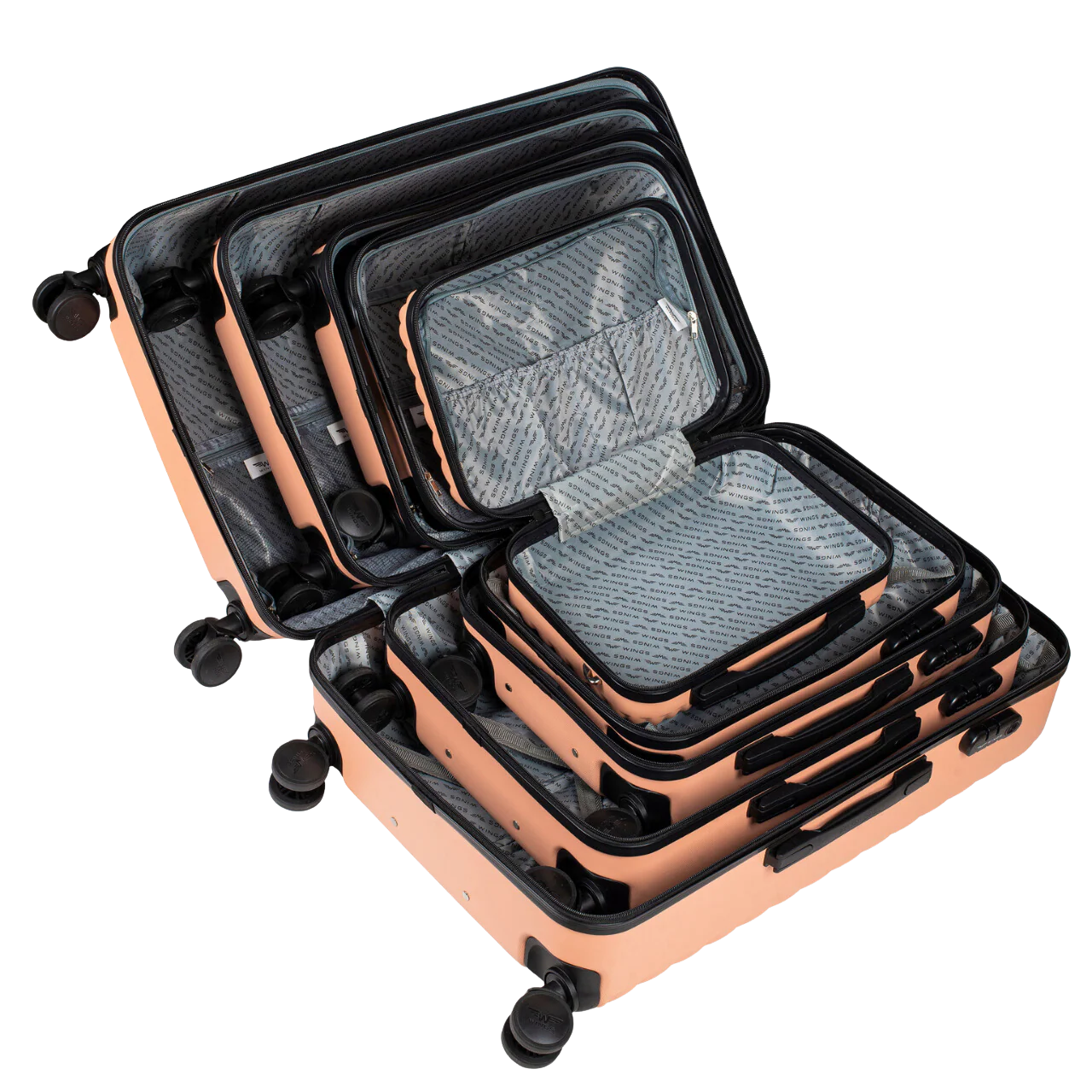 Komplet 4 WALIZEK Wings SWAN BEIGE - Image 6