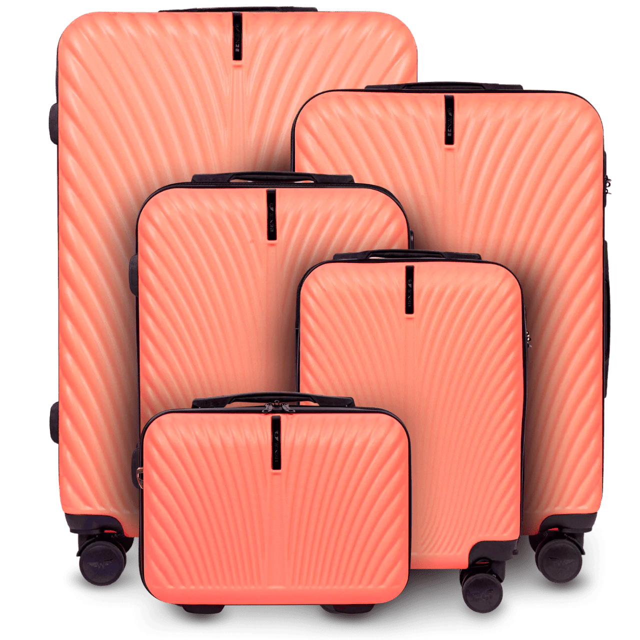 Komplet 5 WALIZEK Wings SWAN CORAL