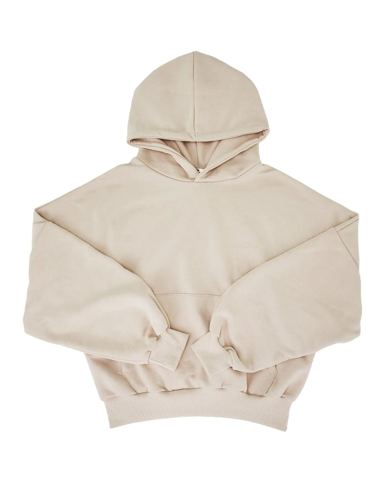 Komplet dresowy WINGS UNLEASH damski oversize bawełna BEIGE - Image 6