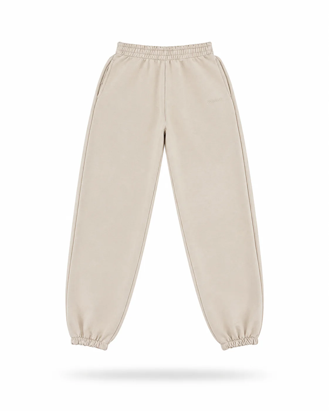 Komplet dresowy WINGS UNLEASH damski oversize bawełna BEIGE - Image 9