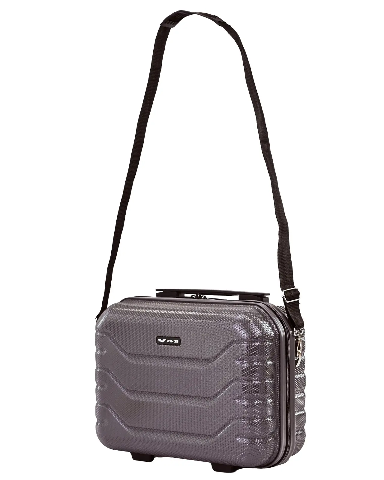 Kuferek podróżny Wings CRAKE kosmetyczka 14" DARK GREY - Image 5