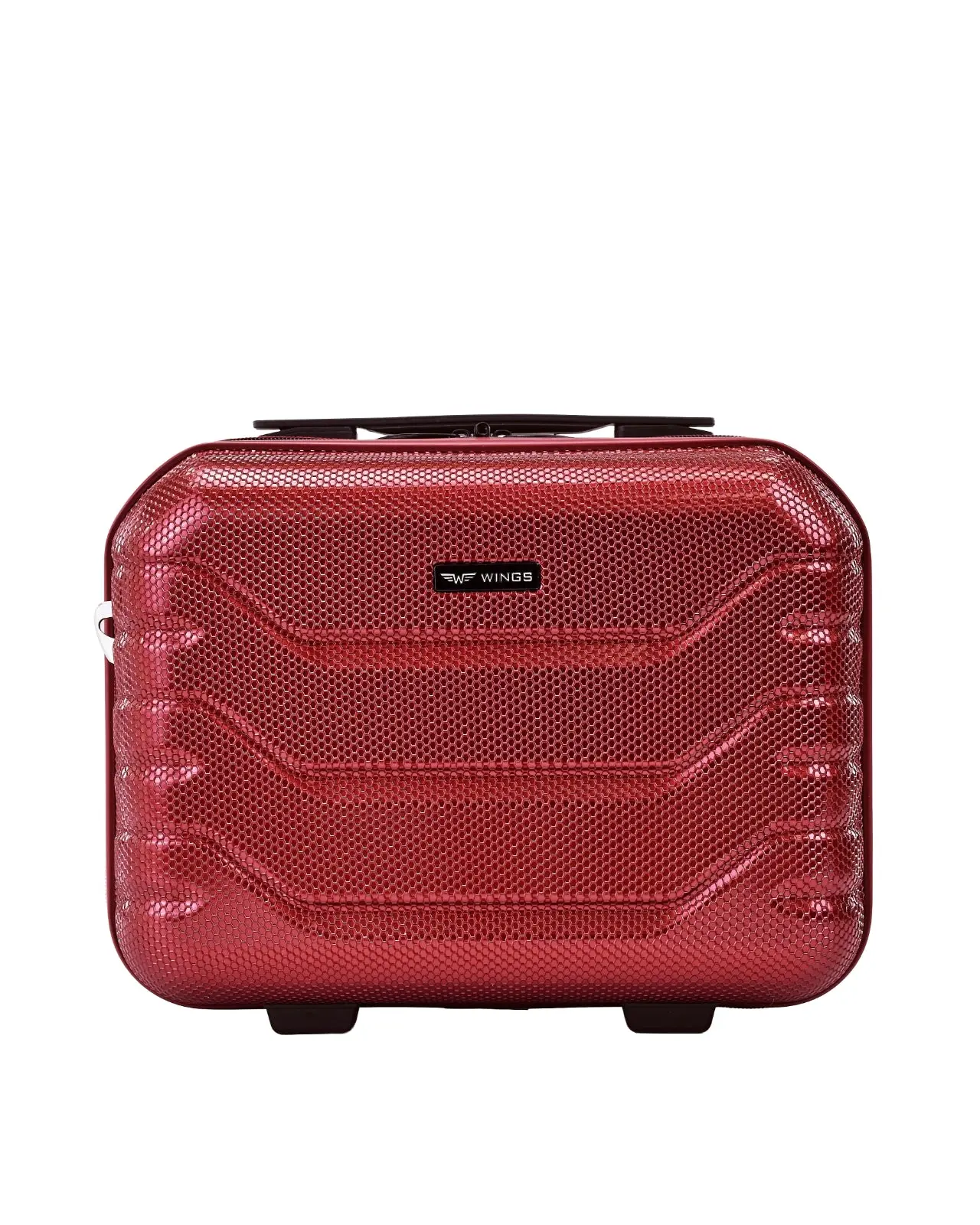 Kuferek podróżny Wings CRAKE kosmetyczka 14" WINE RED - Image 4