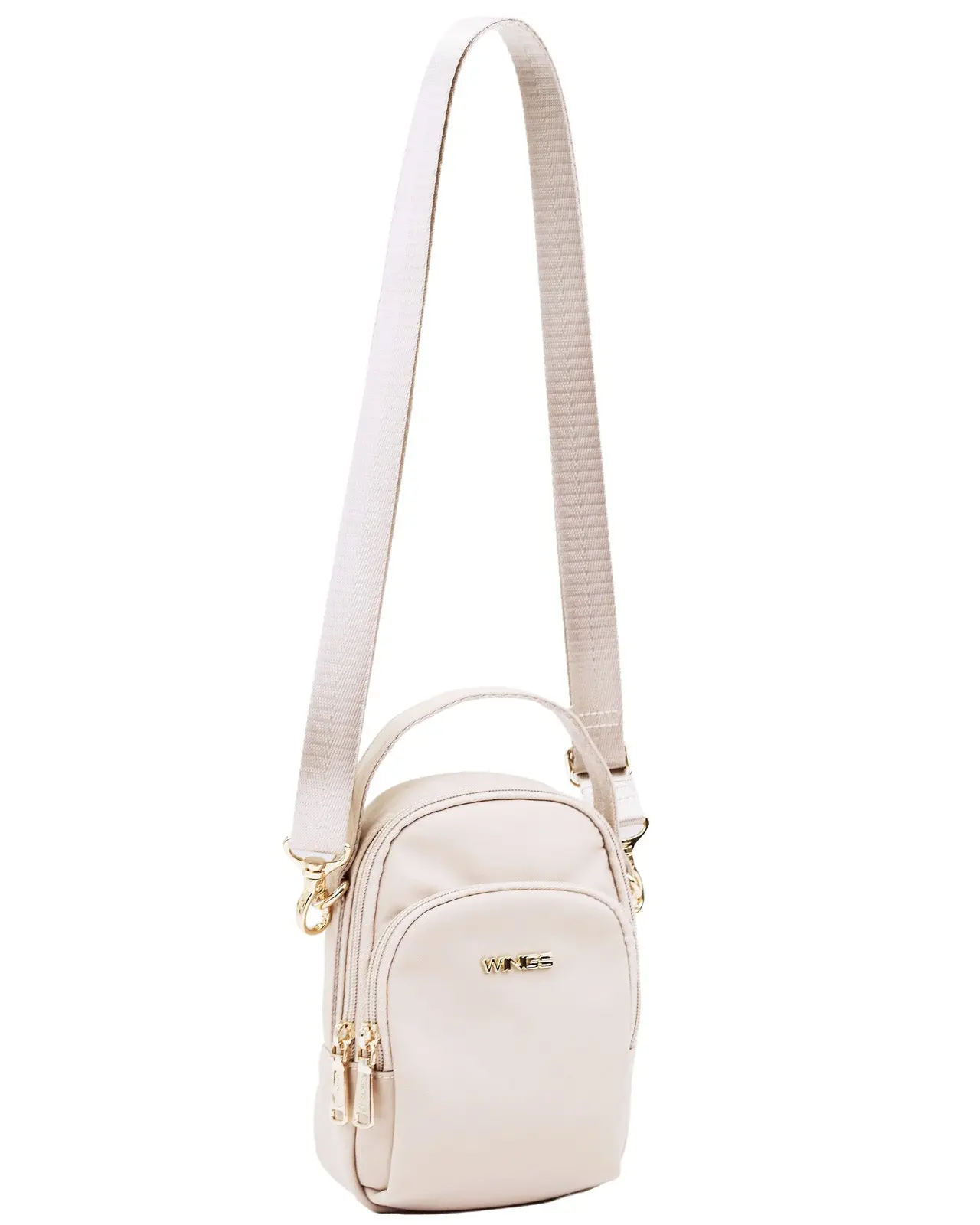 Mała torba crossbody ROSELLA BEIGE - Image 4
