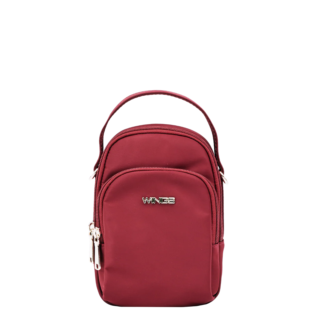 Mała torba crossbody ROSELLA DARK RED - Image 6