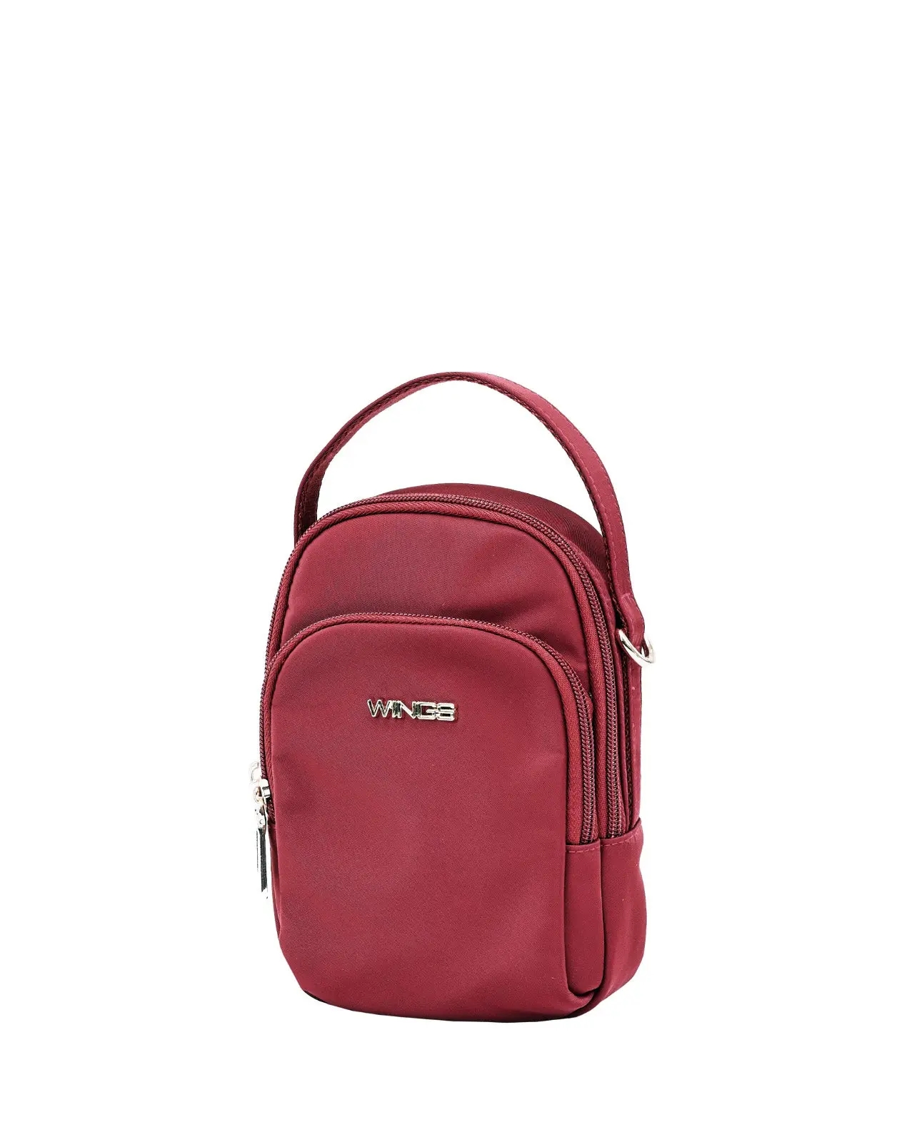 Mała torba crossbody ROSELLA DARK RED - Image 8