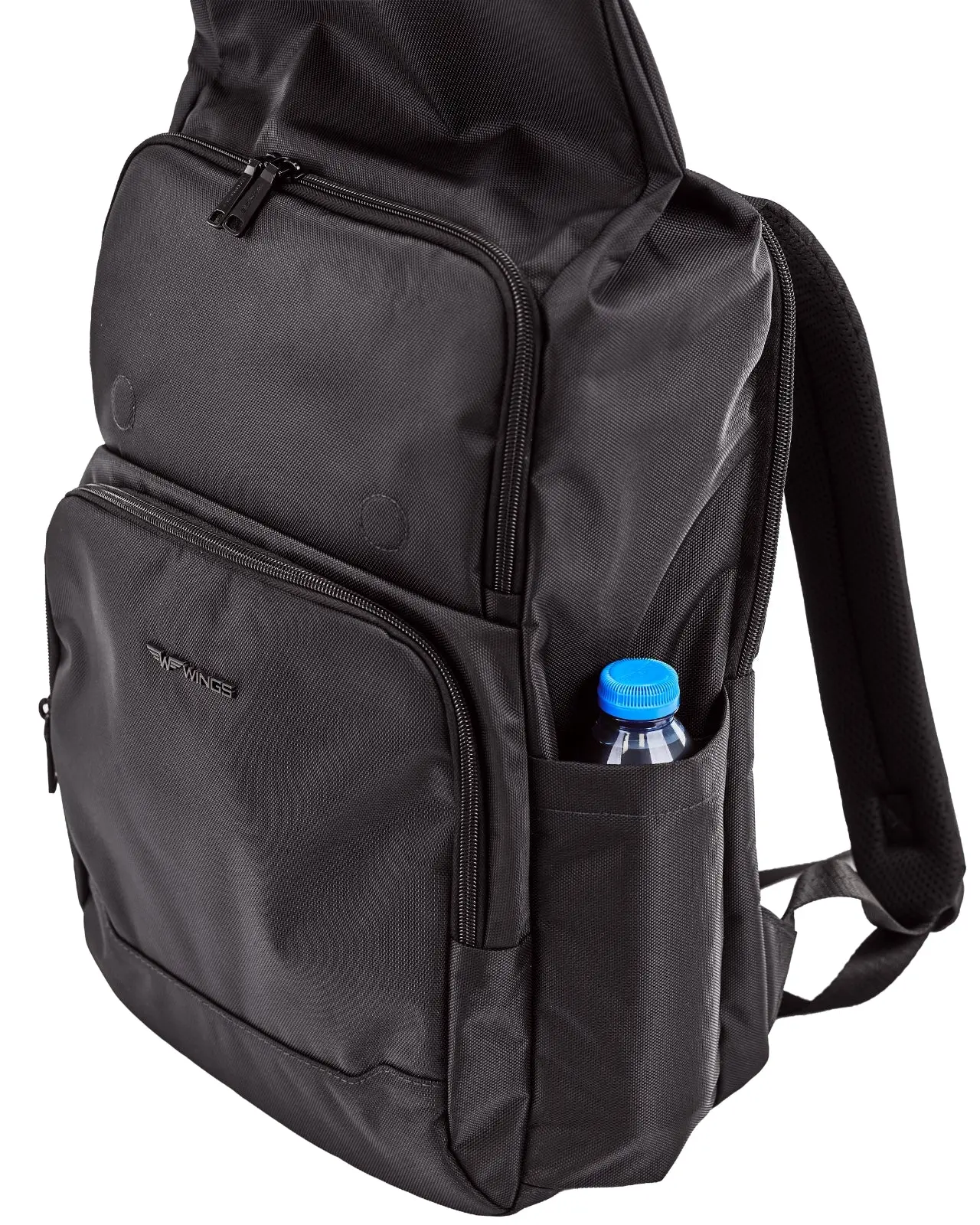 Plecak męski BRANT WINGS na laptop 17 cali podróżny 22L BLACK - Image 6