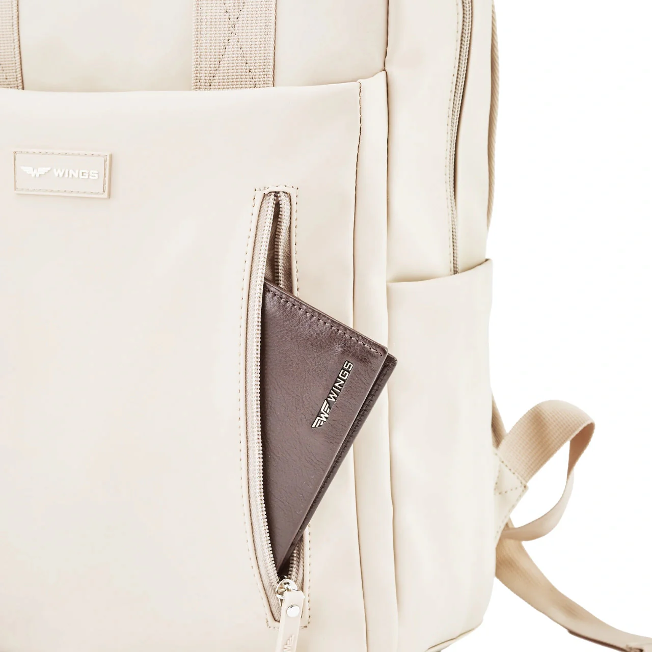 Plecak miejski 14L WINGS TROGON BEIGE - Image 9