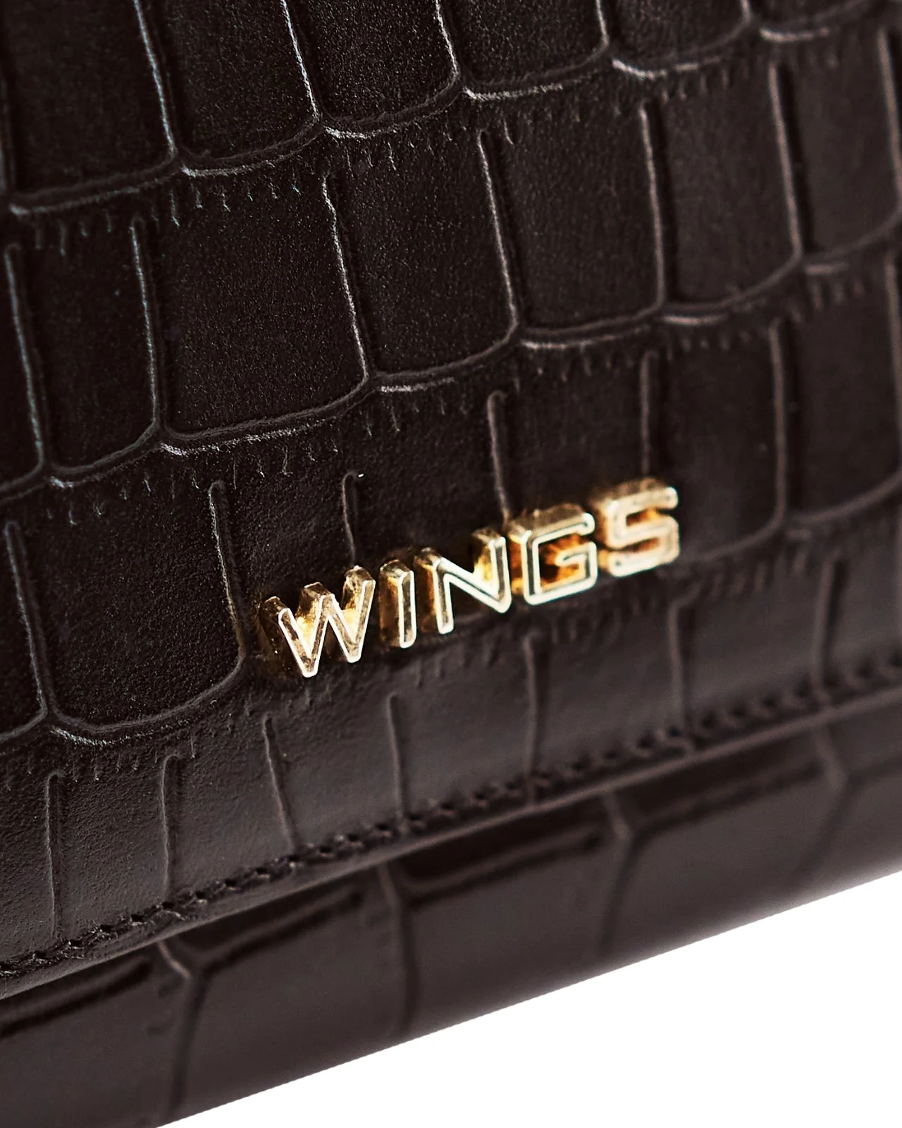 Pojemny portfel damski WINGS skórzany z ochroną RFID COCO BLACK - Image 6