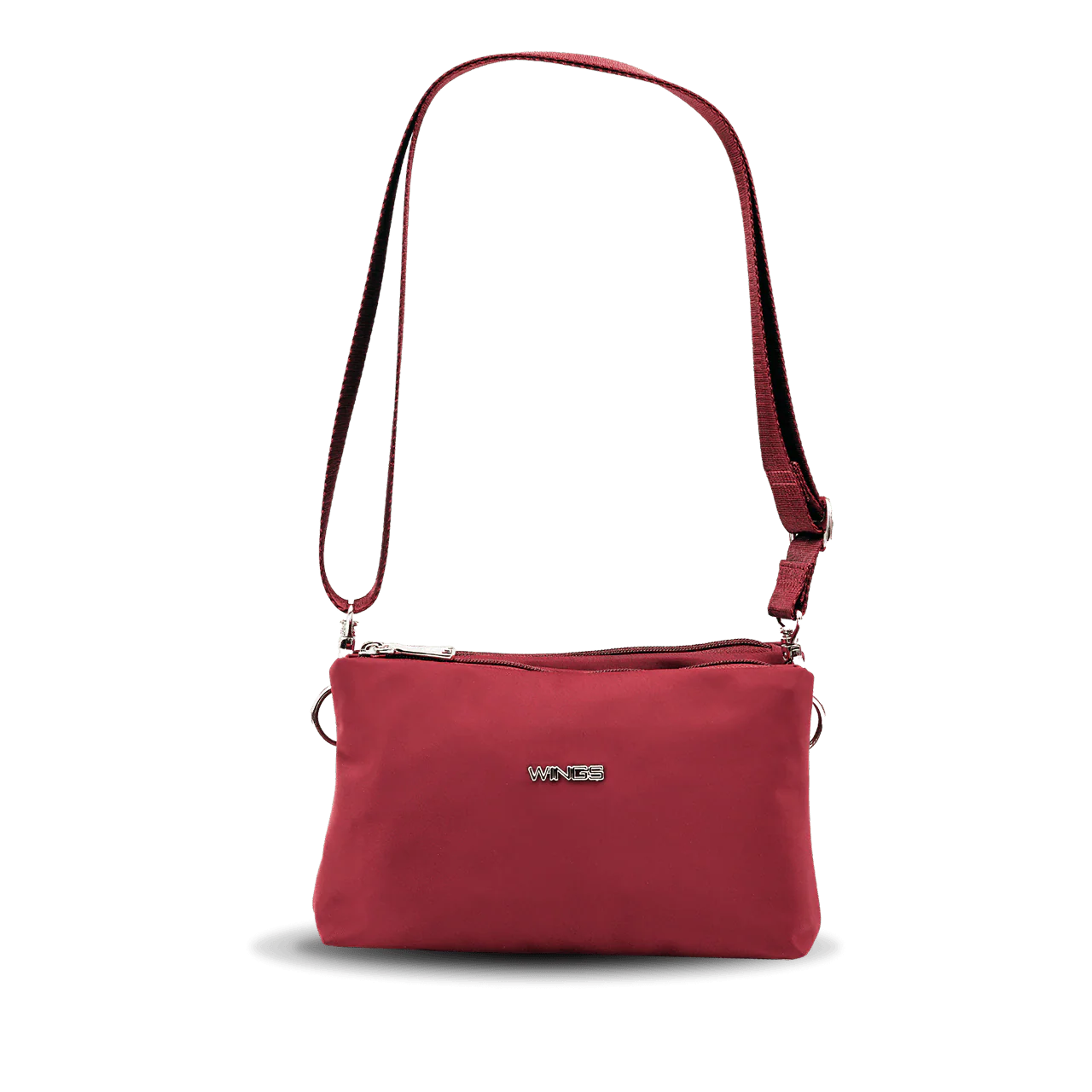 Torebka sportowa ROSELLA z funkcją kosmetyczki DARK RED
