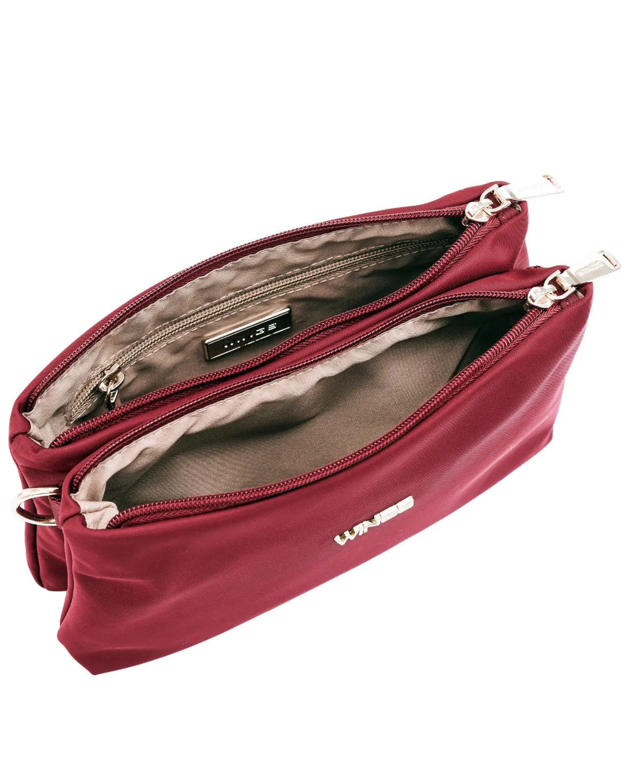 Torebka sportowa ROSELLA z funkcją kosmetyczki DARK RED - Image 6