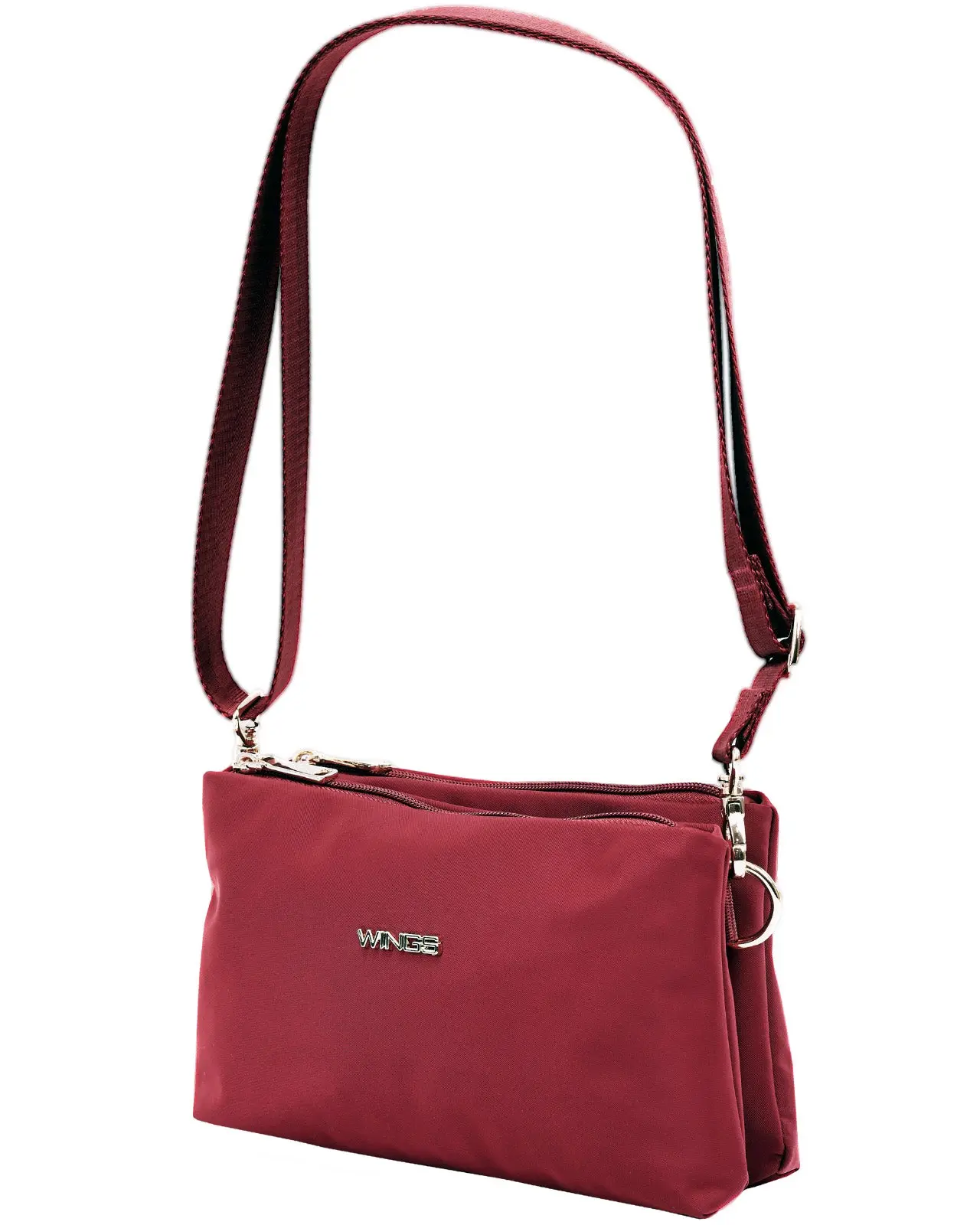 Torebka sportowa ROSELLA z funkcją kosmetyczki DARK RED - Image 7