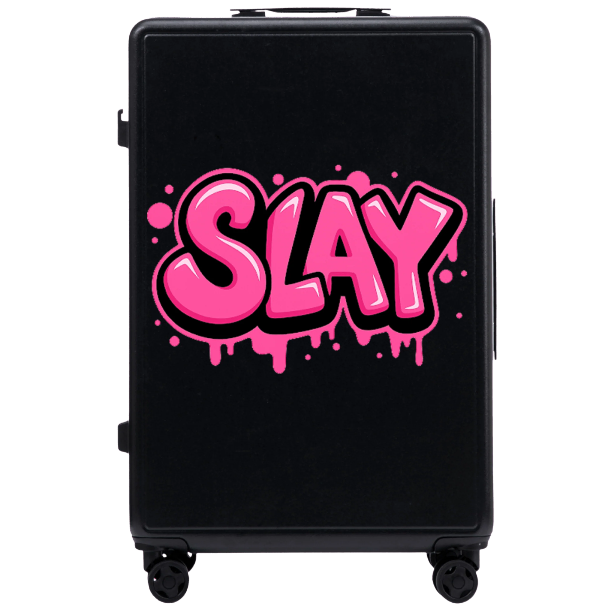 Walizka duża Wings ABS+ 28" Customized BLACK SLAY - Image 3