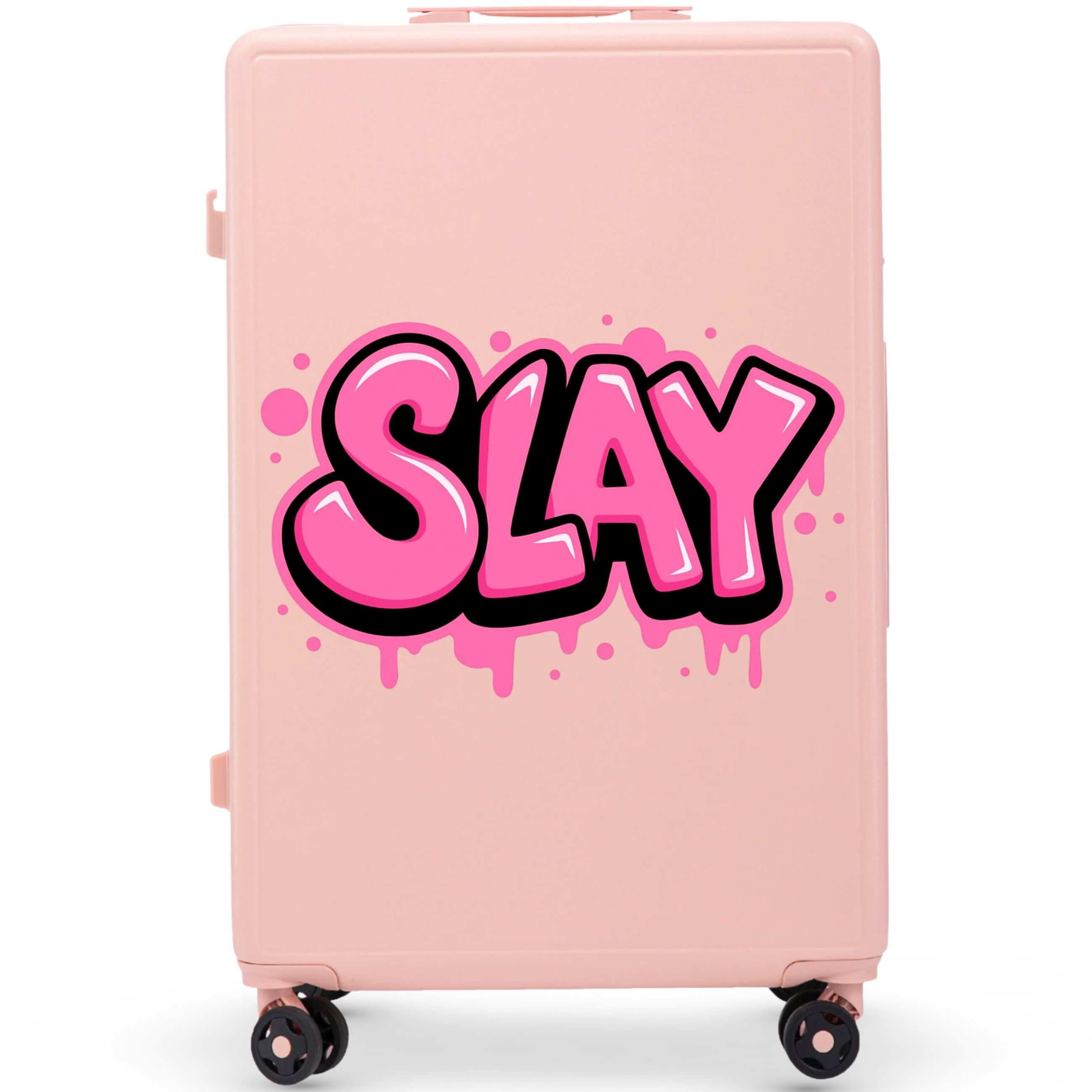 Walizka duża Wings ABS+ 28" Customized PINK SLAY - Image 3