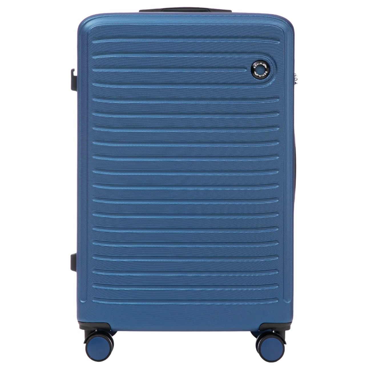 Walizka DUŻA  Wings ABS+ COOT 28" Middle Blue - Image 11
