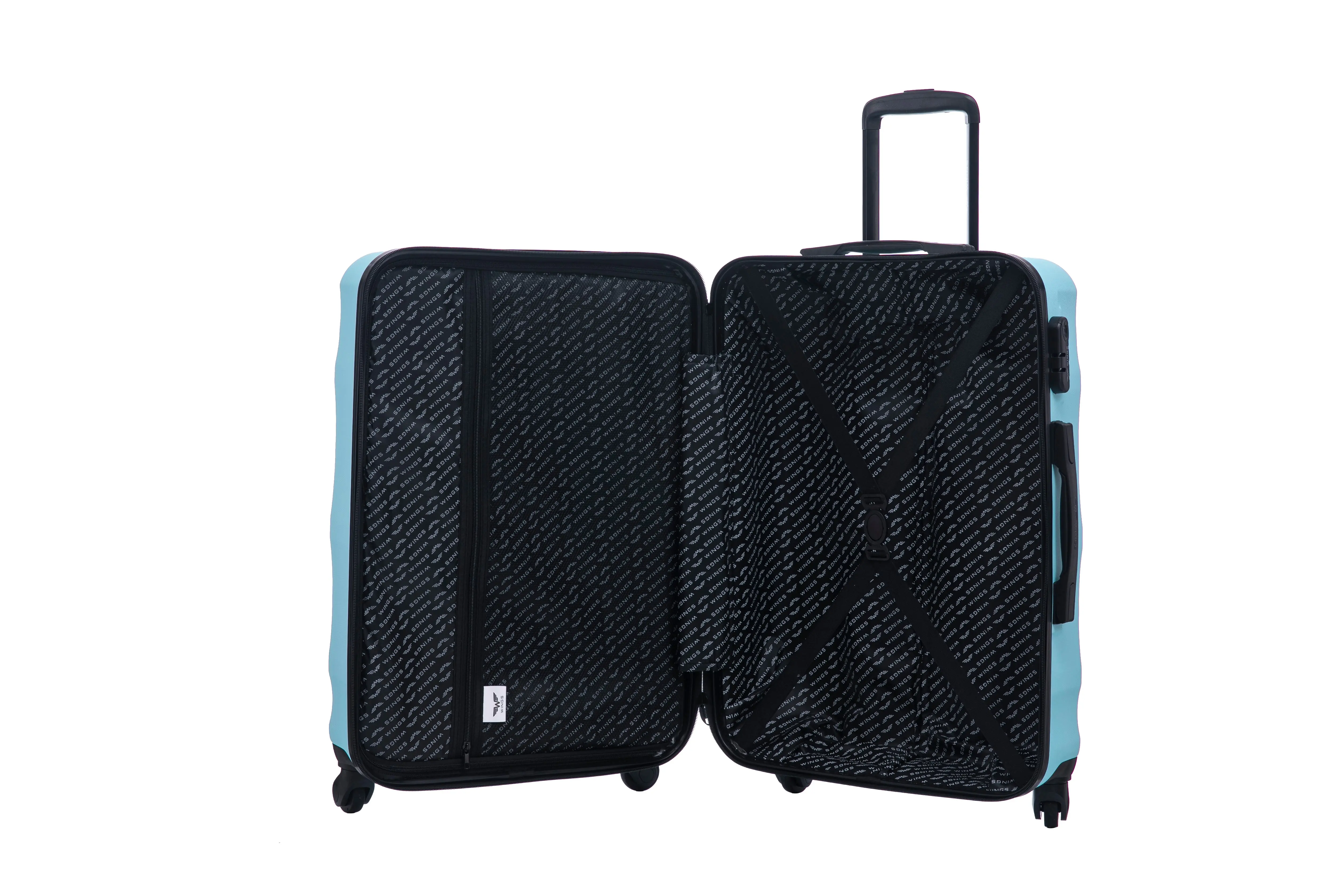 Walizka DUŻA WINGS ABS+ VULTURE 28" Light Blue - Image 5
