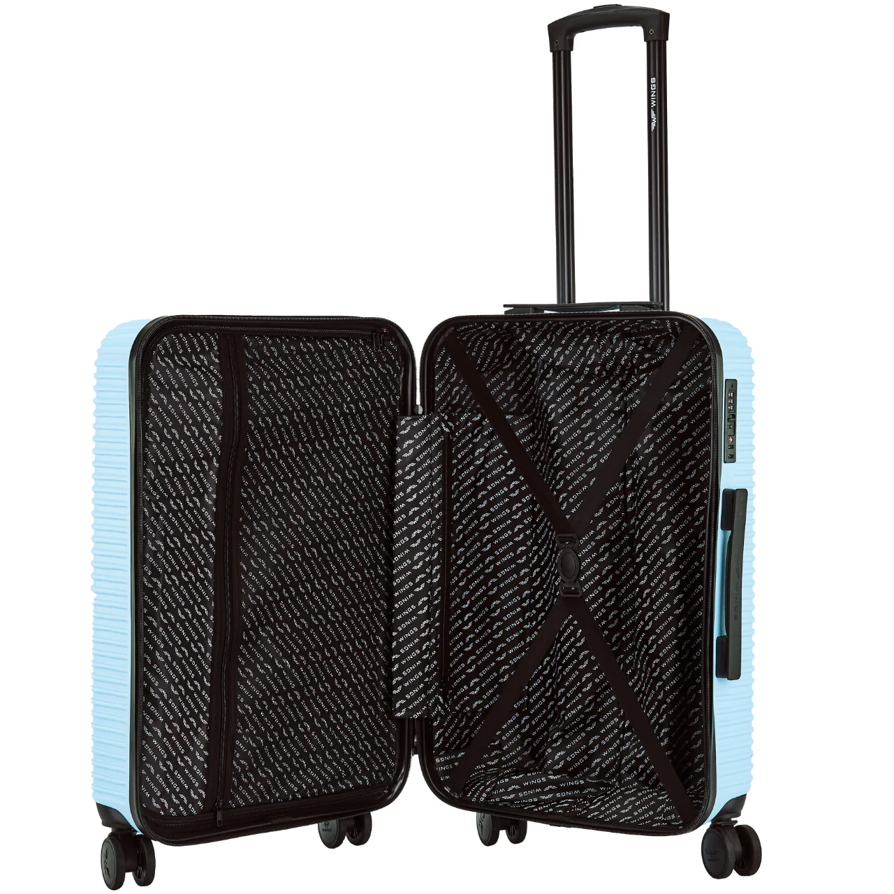 Walizka duża WINGS PC ECO JACKDAW 28" LIGHT BLUE - Image 7