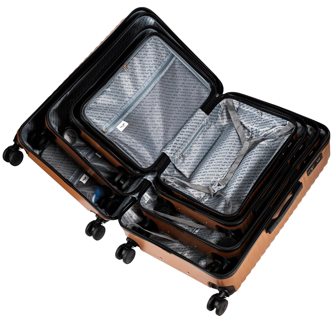 Walizka DUŻA WINGS PC SEA EAGLE 28" GREEN - Image 4