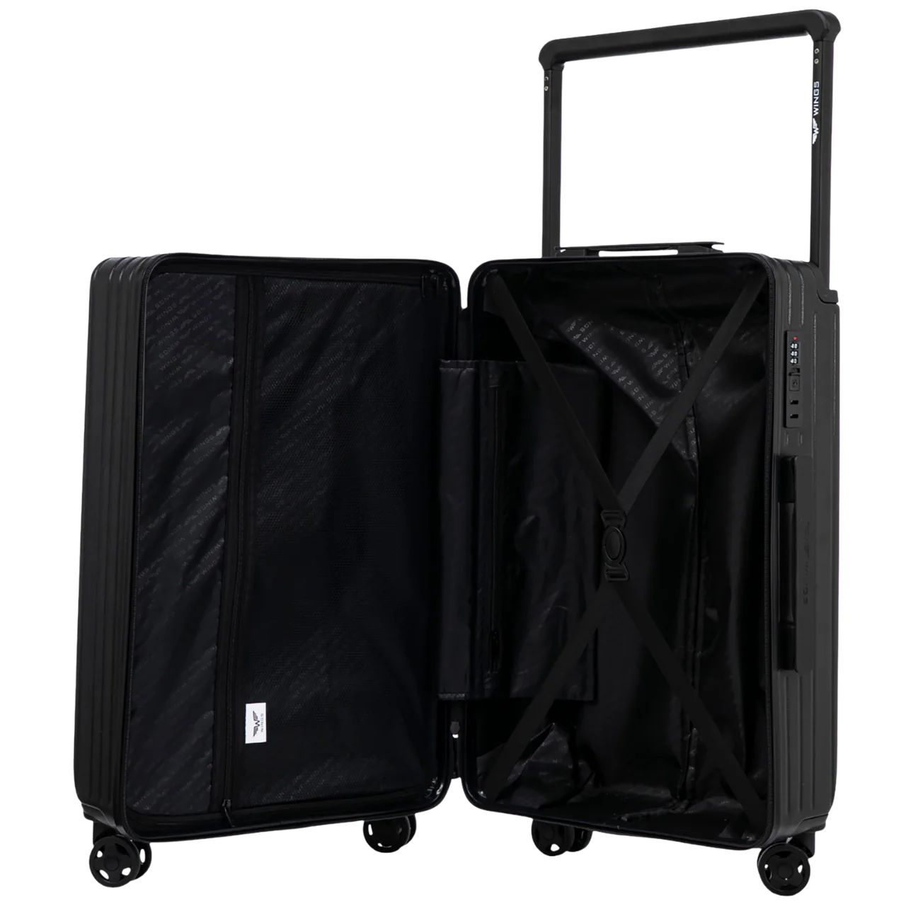Walizka średnia Wings x Jagiellonia 24"BLACK - Image 3