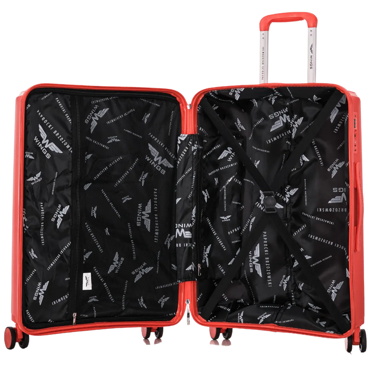 Walizka duża Wings x Paprocki Brzozowski COCKATIEL – 28" RED - Image 15