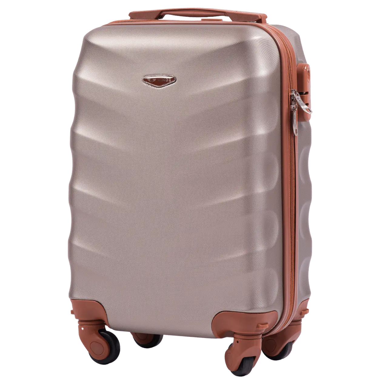 Walizka kabinowa twarda Wings Albatross 18" CHAMPAGNE