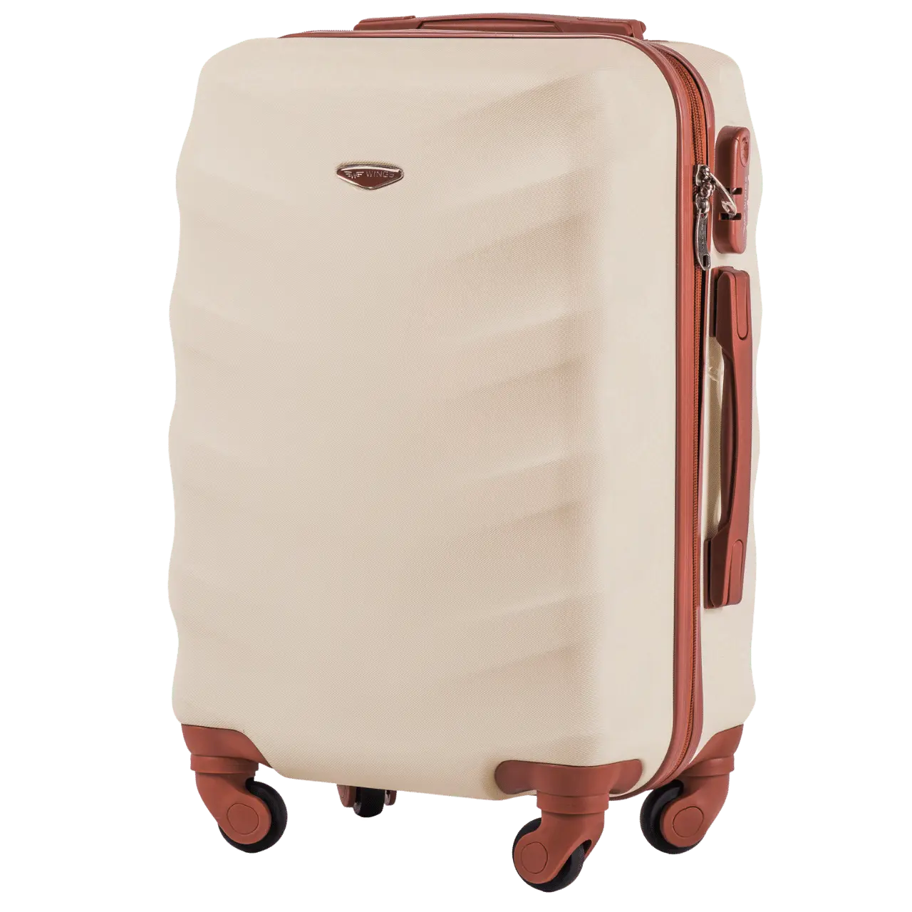Walizka kabinowa twarda Wings Albatross 20" DIRTY WHITE