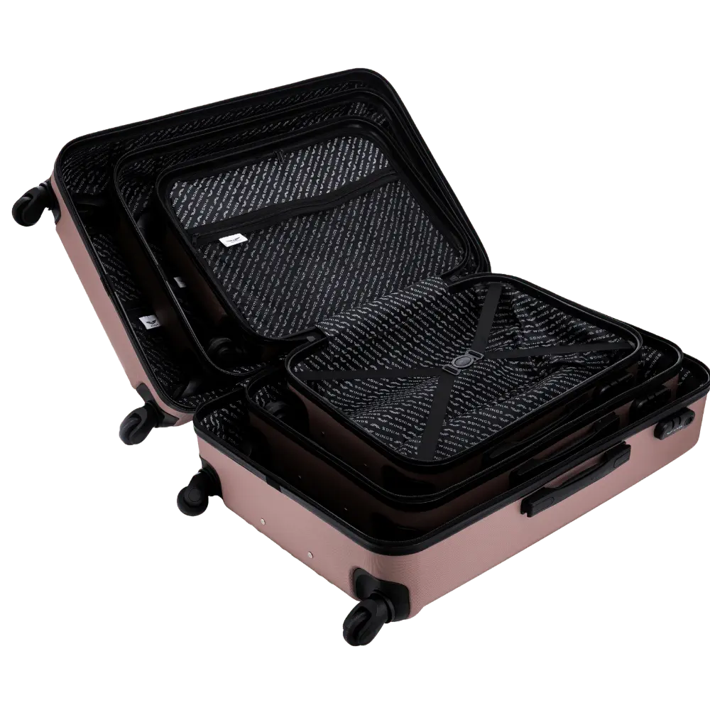 Walizka kabinowa Wings 20" HARRIER Rose Gold - Image 9