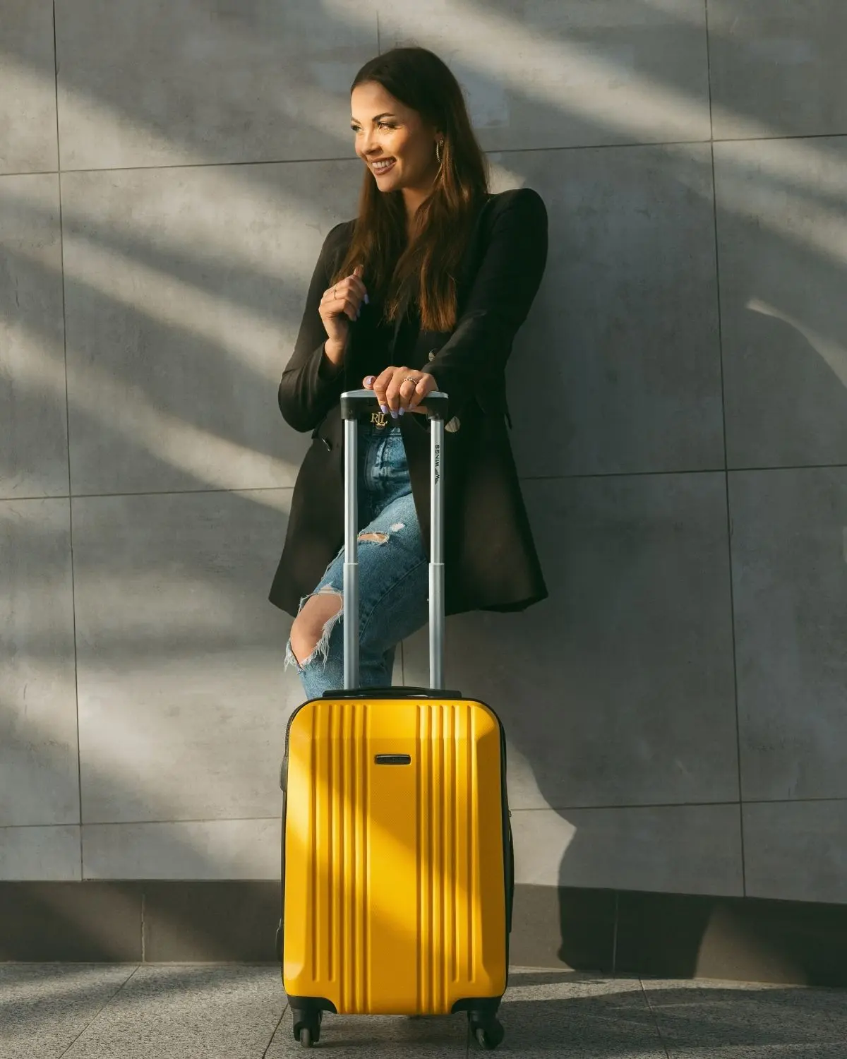 Walizka kabinowa Wings 20" KESTREL Yellow - Image 16