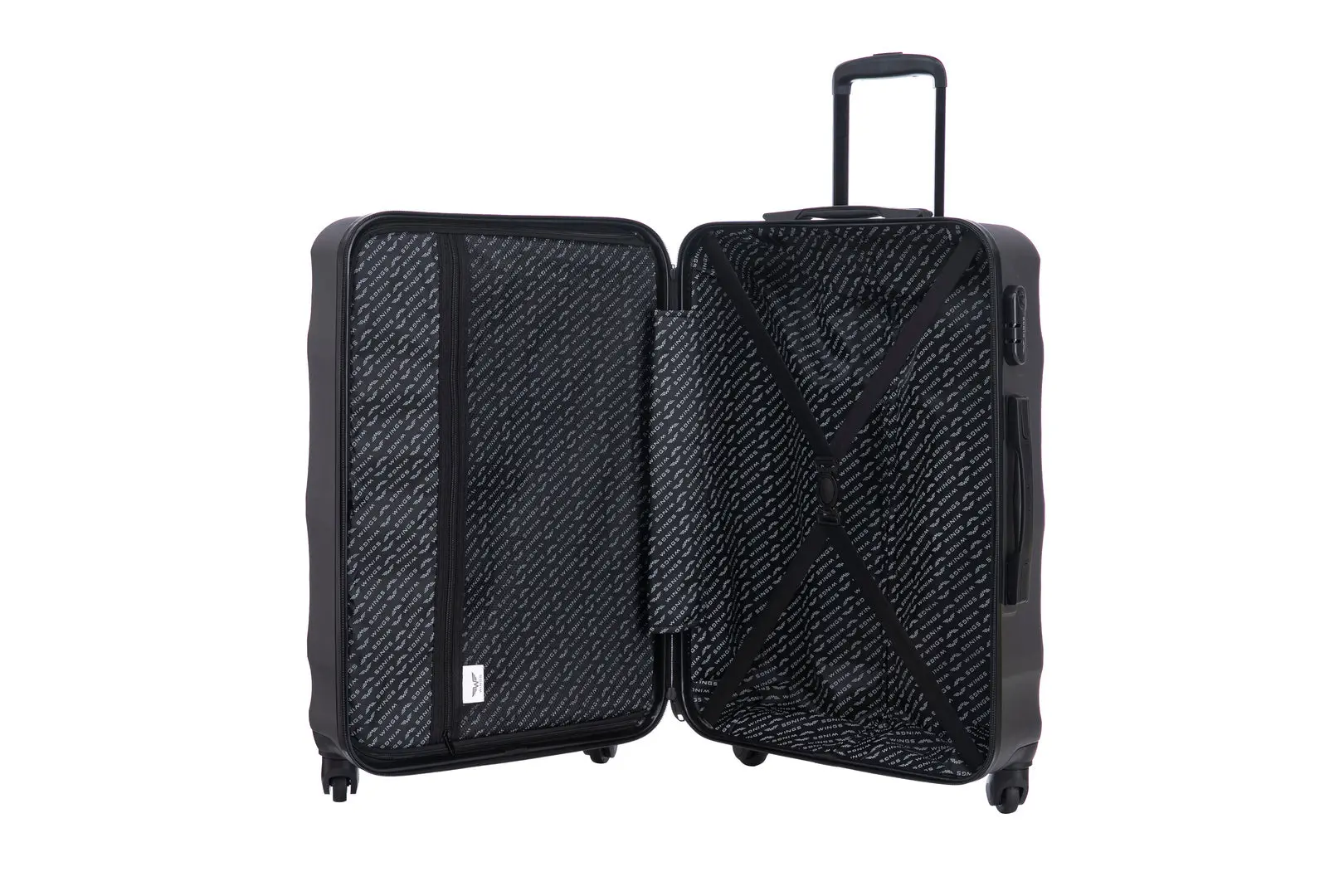 Walizka KABINOWA WINGS ABS+ VULTURE 20" Dark Grey - Image 3