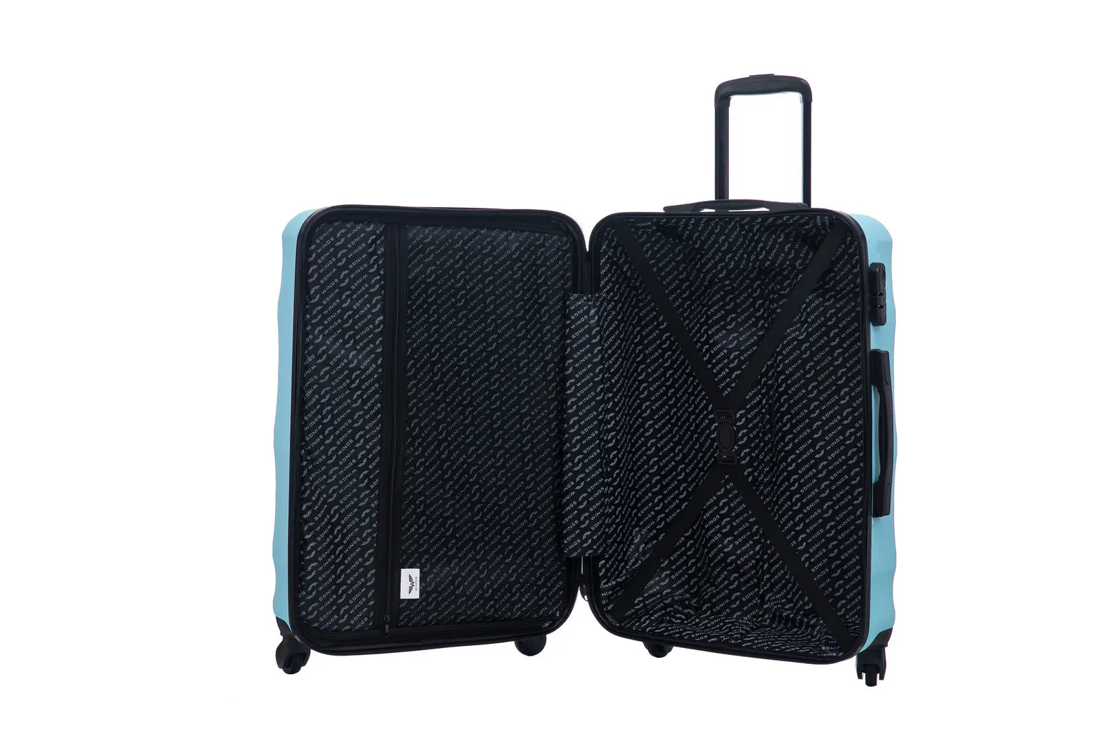 Walizka KABINOWA WINGS ABS+ VULTURE 20" Light Blue - Image 6
