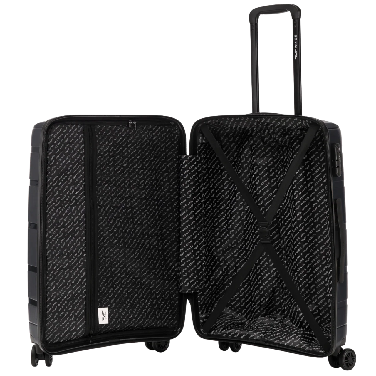 Walizka kabinowa Wings HAWFINCH 3.0 polipropylen  20" BLACK - Image 13