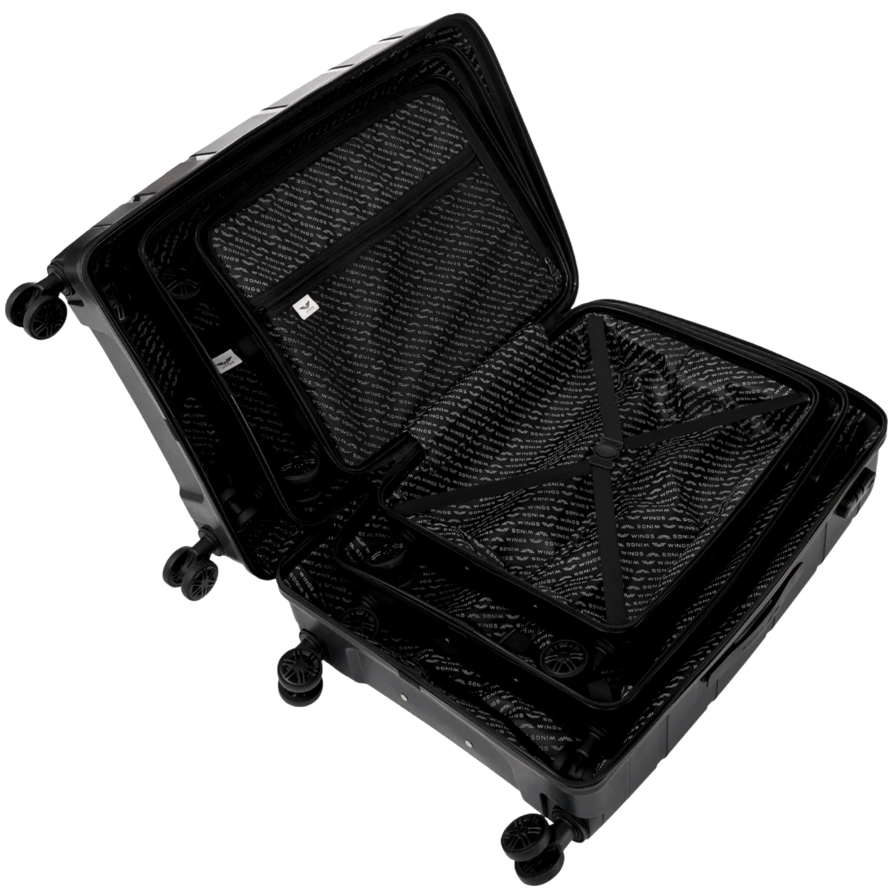 Walizka kabinowa Wings HAWFINCH 3.0 polipropylen  20" BLACK - Image 7