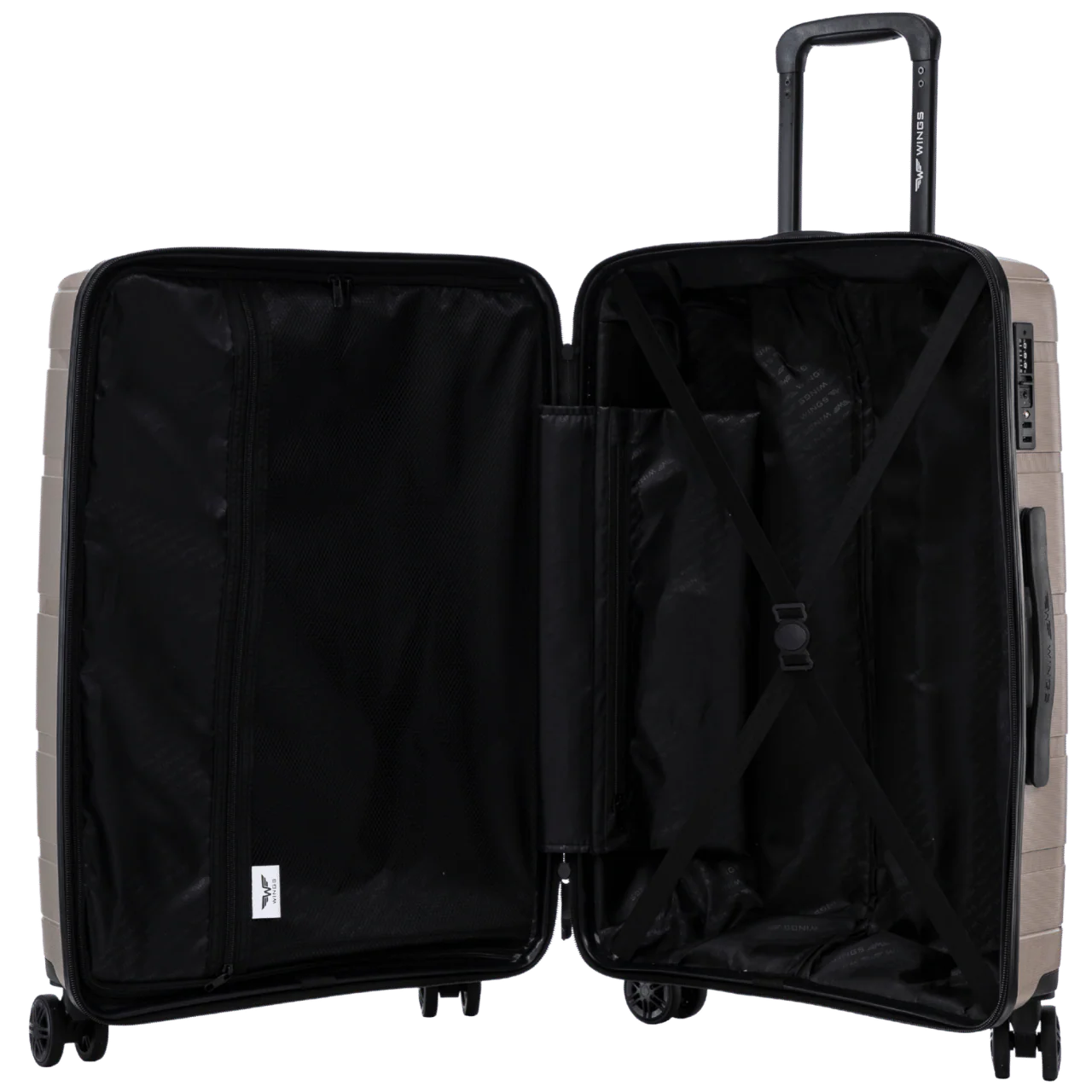 Walizka kabinowa Wings HAWFINCH 2.0  polipropylen  20" CHAMPAGNE - Image 11